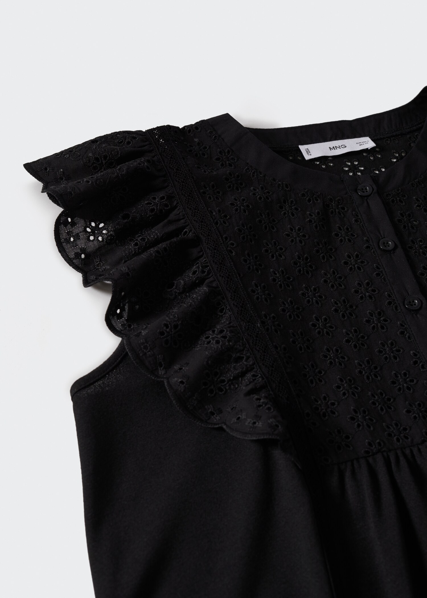 Frills cotton t-shirt - Details of the article 8