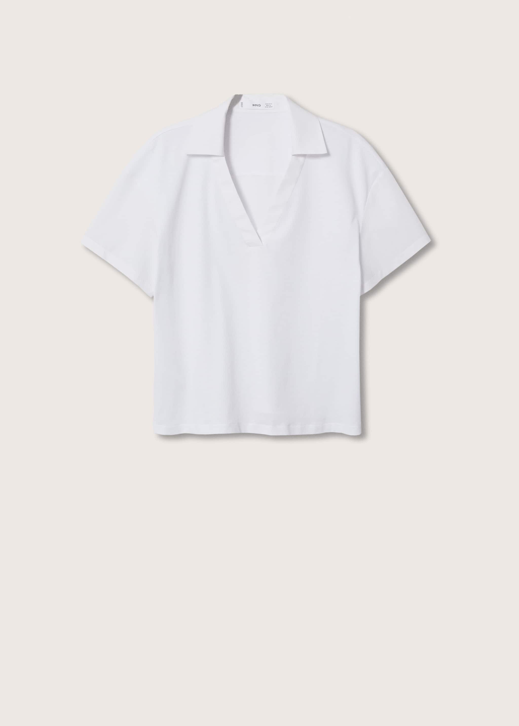 Cotton basic polo shirt - Article without model