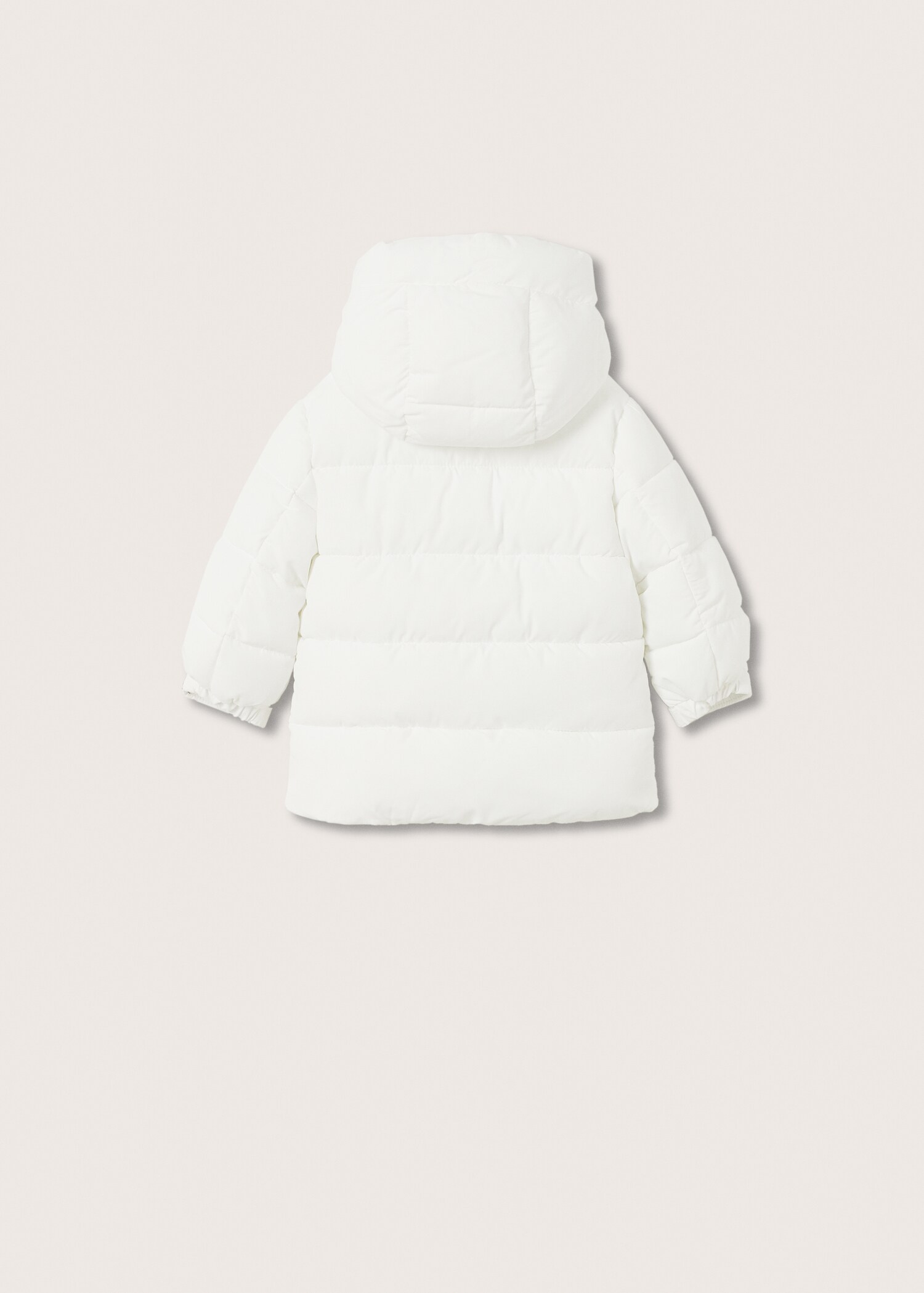 Anorak acolchado capucha - Reverso del artículo