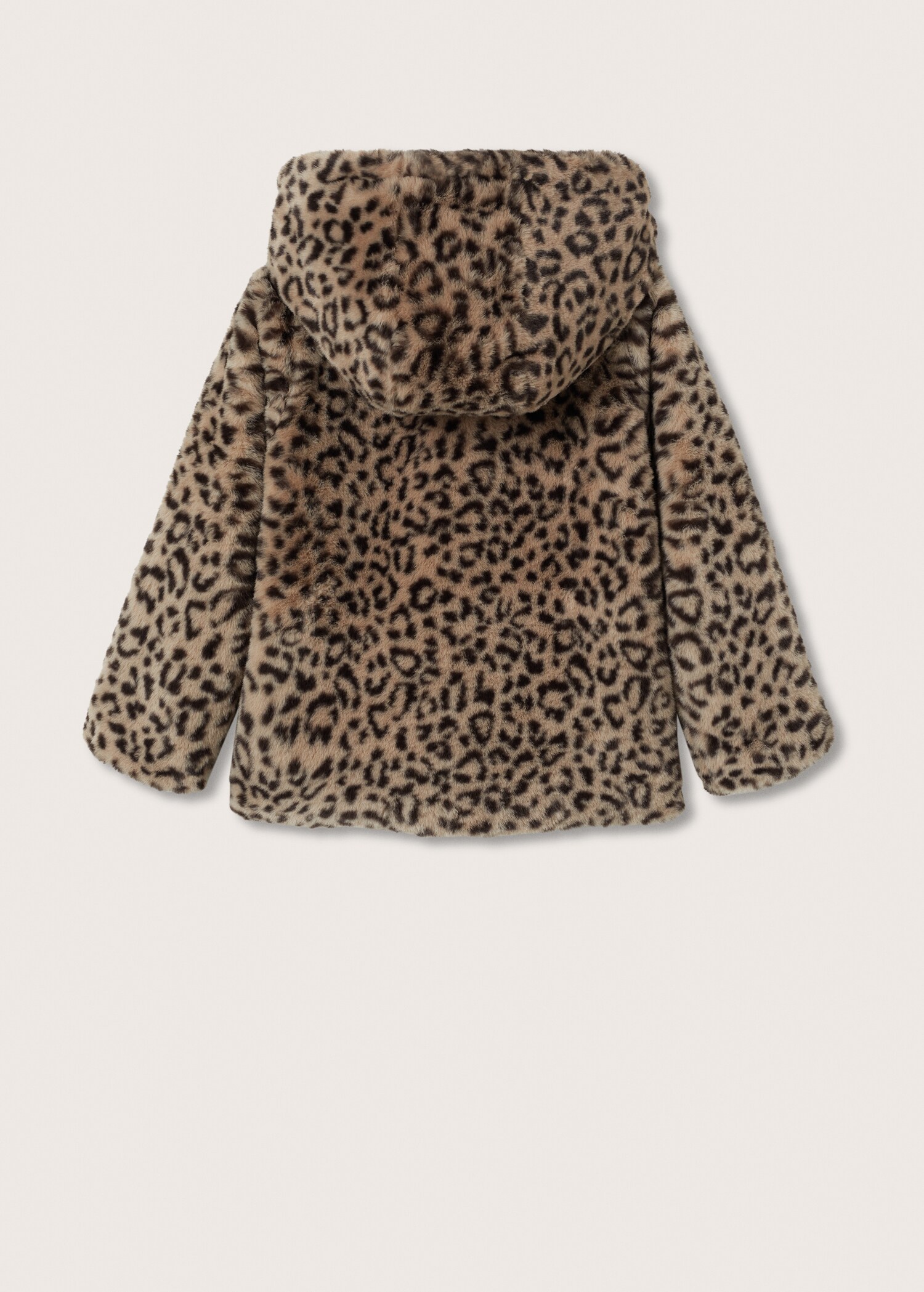 Abrigo pelo leopardo  - Reverso del artículo