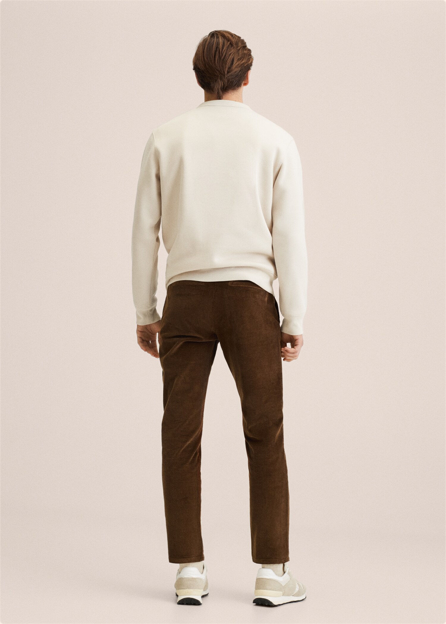 Pantalón tapered crop pana - Reverso del artículo