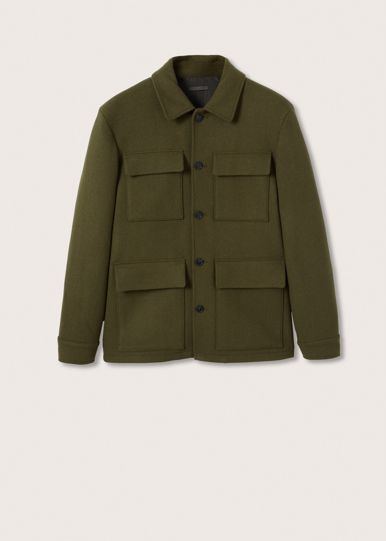 Chaquetón lana reciclada - Artículo sin modelo