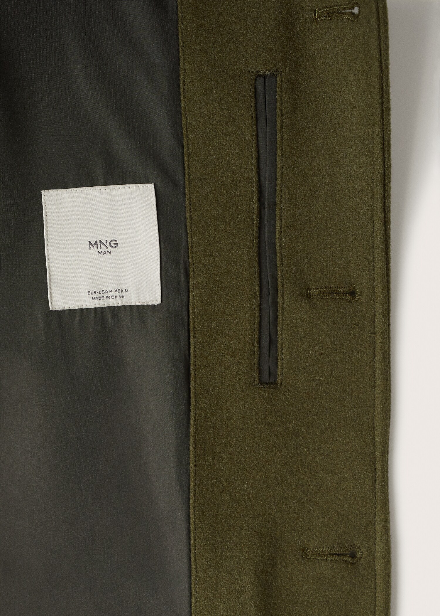 Chaquetón lana reciclada - Detalle del artículo 7