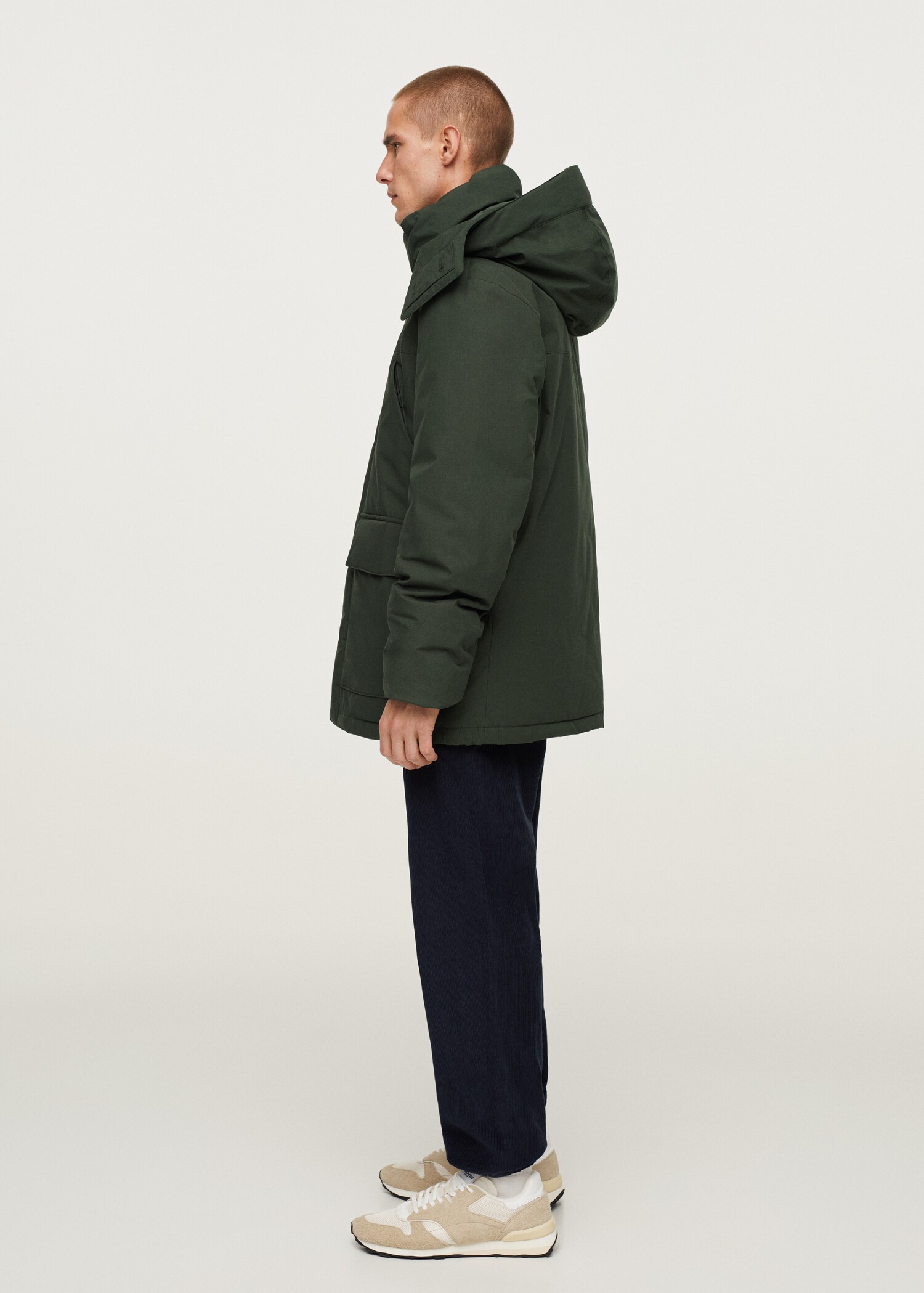 Quilted hooded parka - Details of the article 2