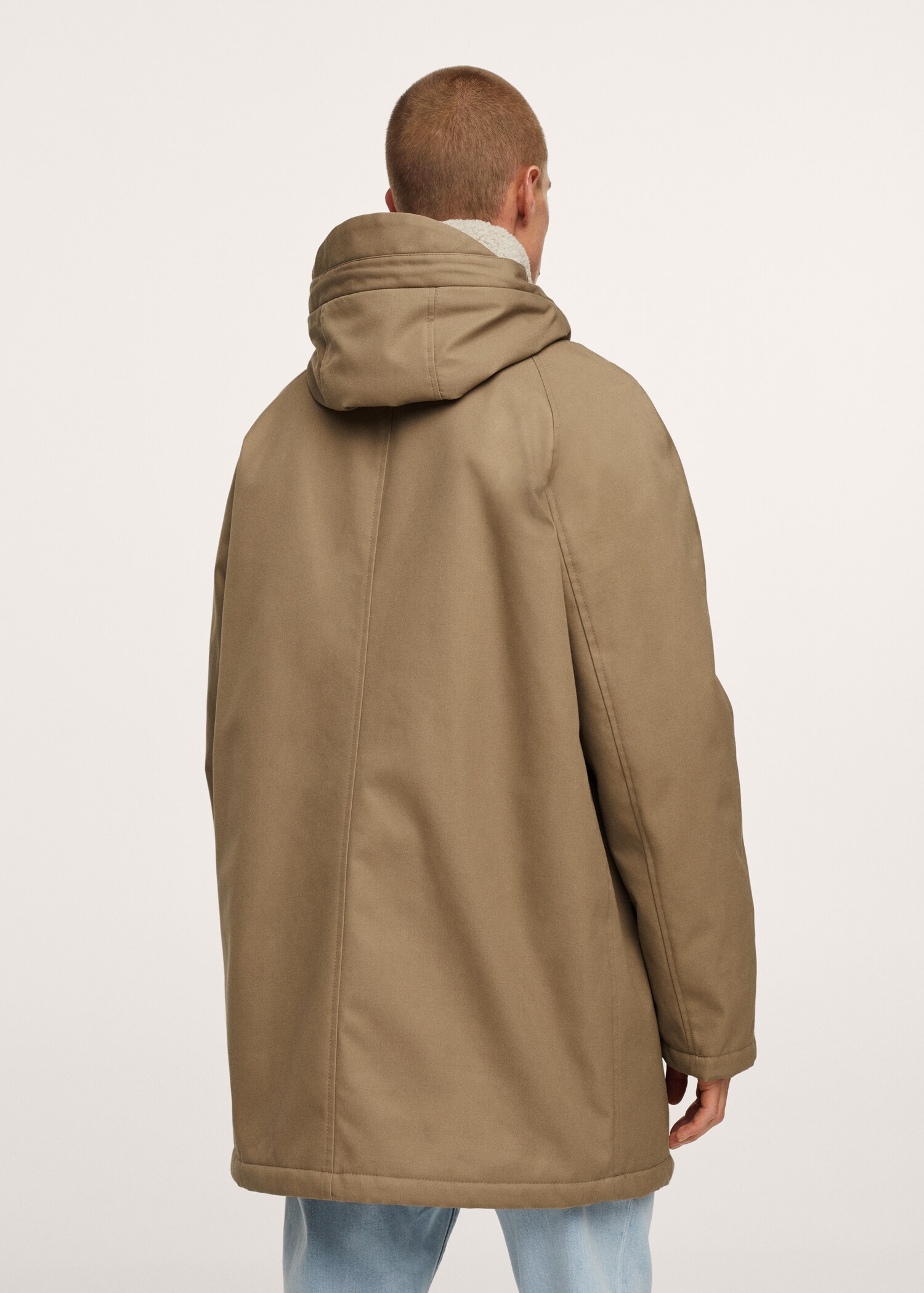 Parka acolchada capucha - Reverso del artículo