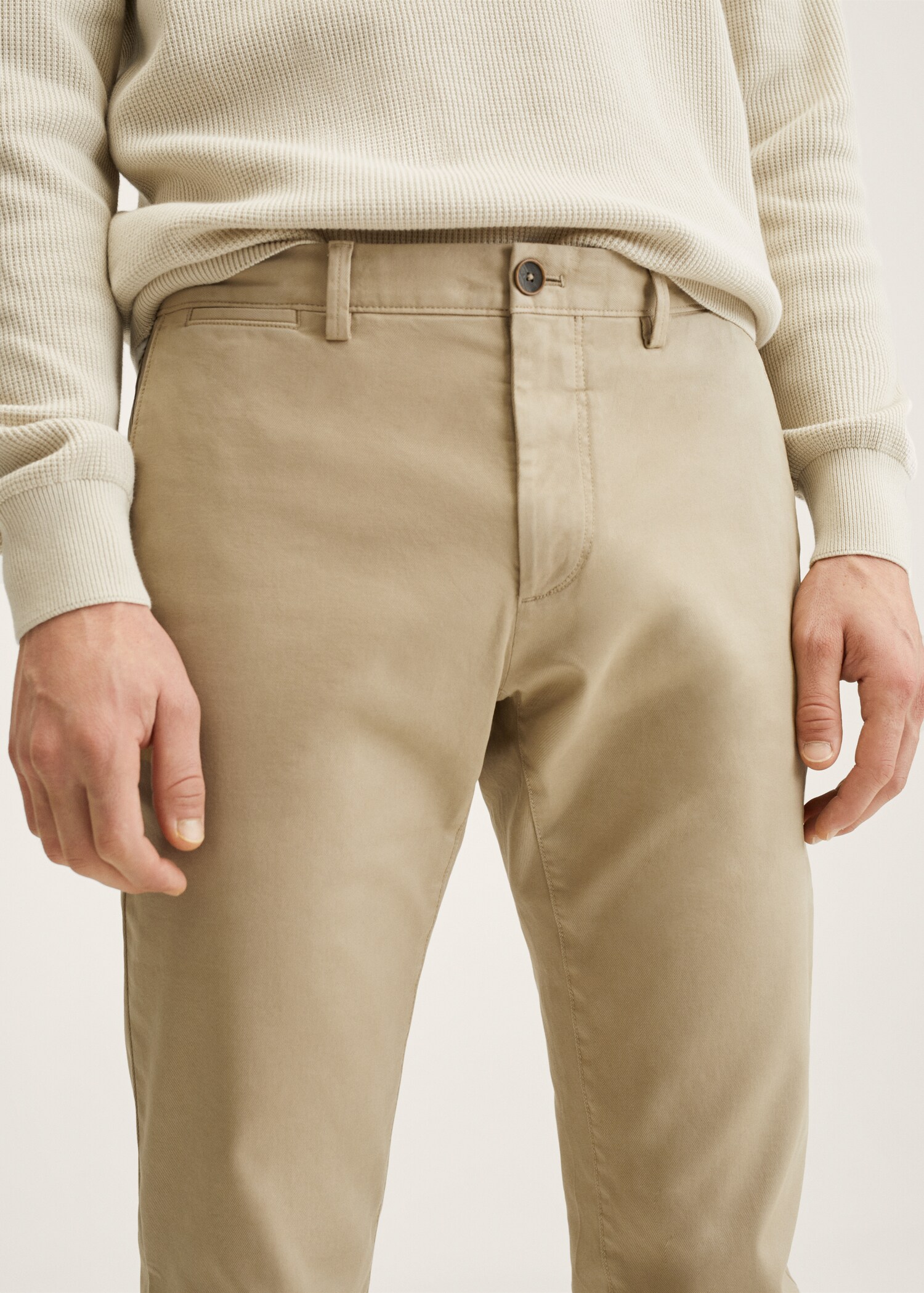 Slim Fit Twill-Chinohose - Detail des Artikels 1