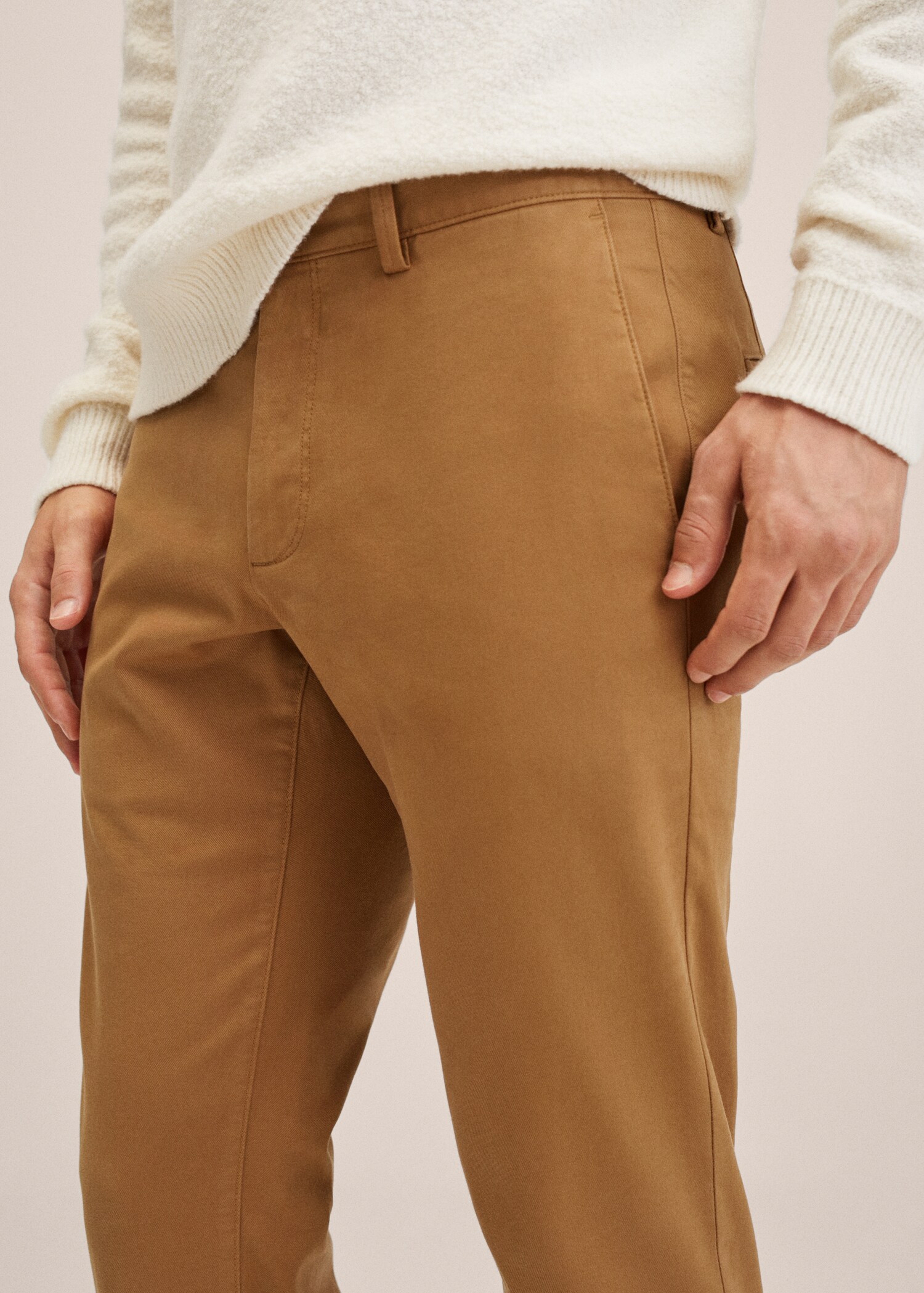 Slim Fit Twill-Chinohose - Detail des Artikels 1
