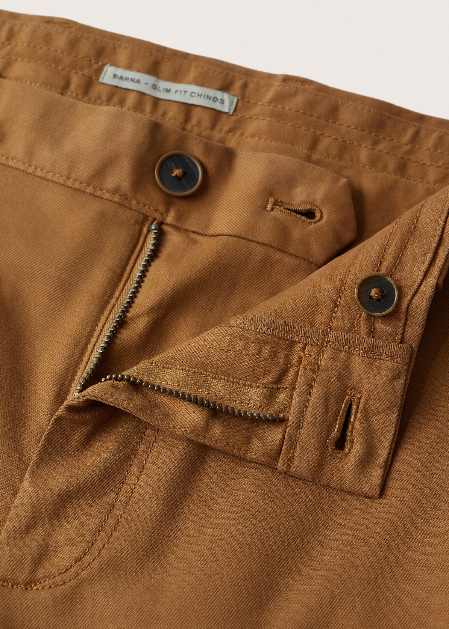 Slim Fit Twill-Chinohose - Detail des Artikels 8