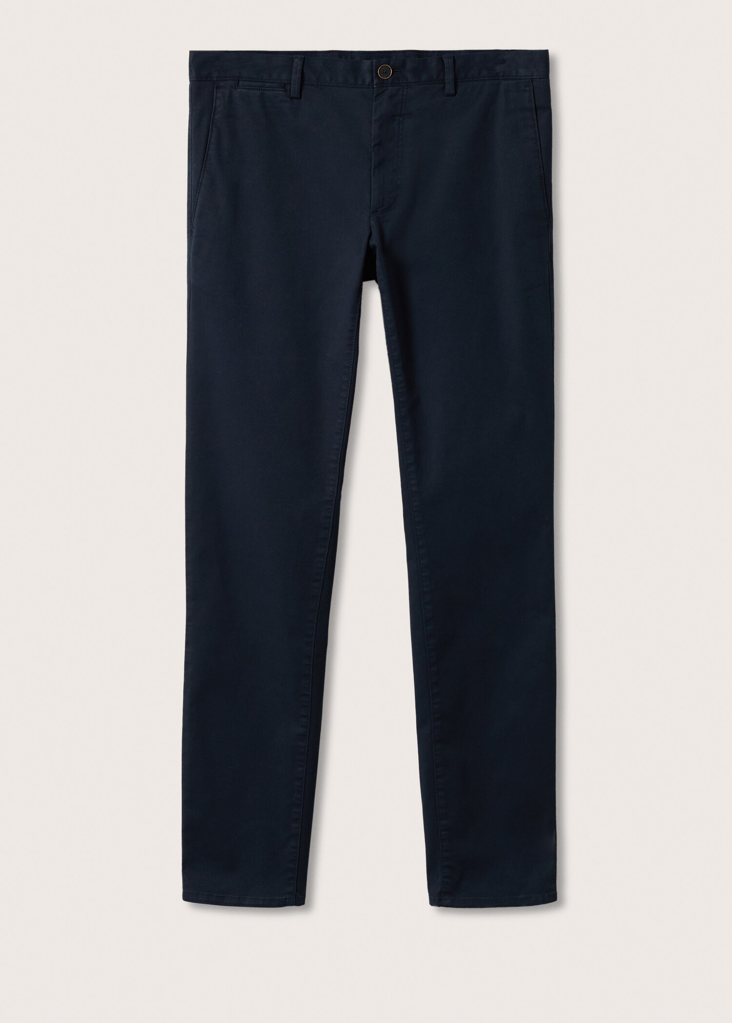 Slim fit serge chino trousers - Article without model