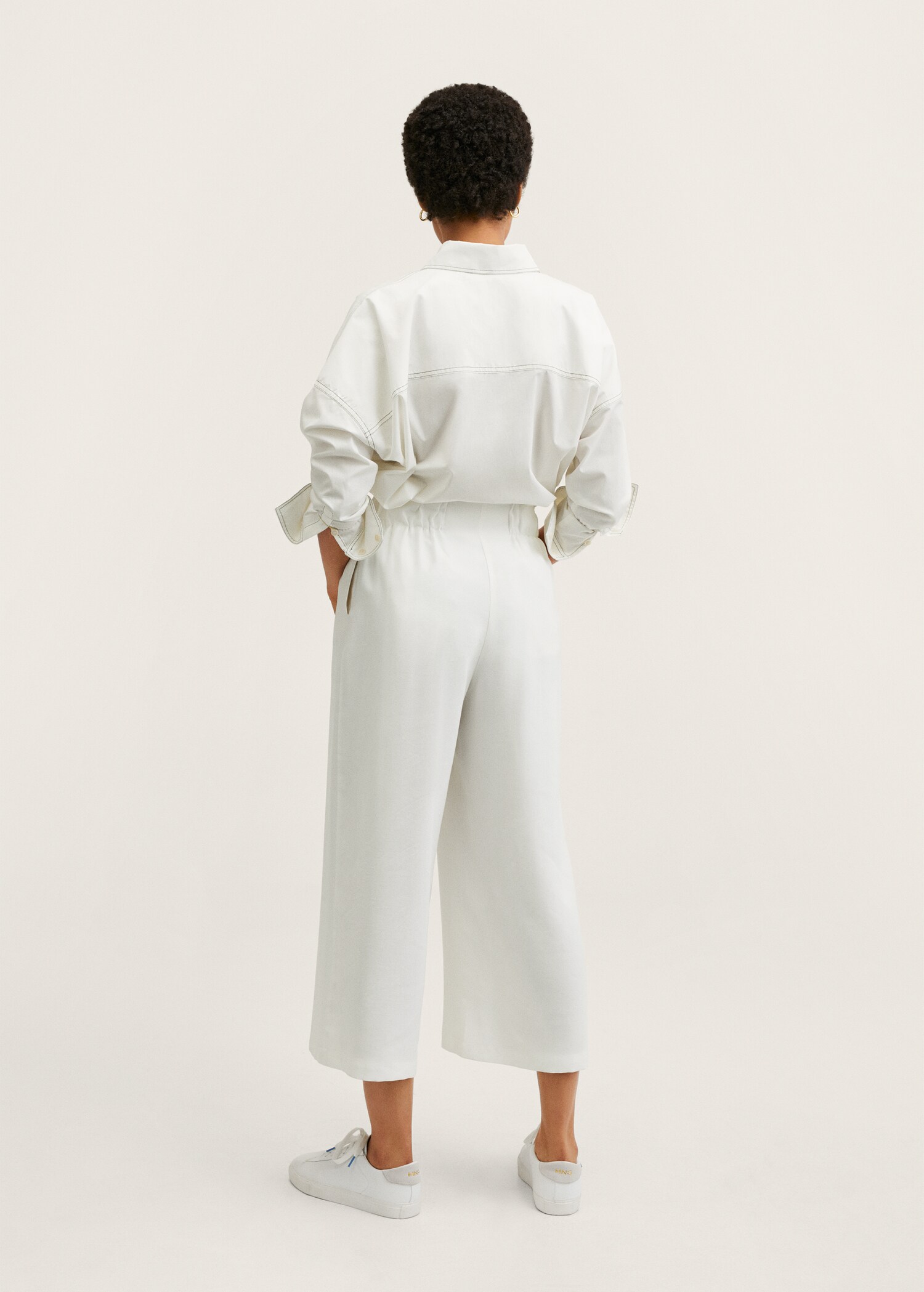 Pantalón palazzo tiro alto - Reverso del artículo