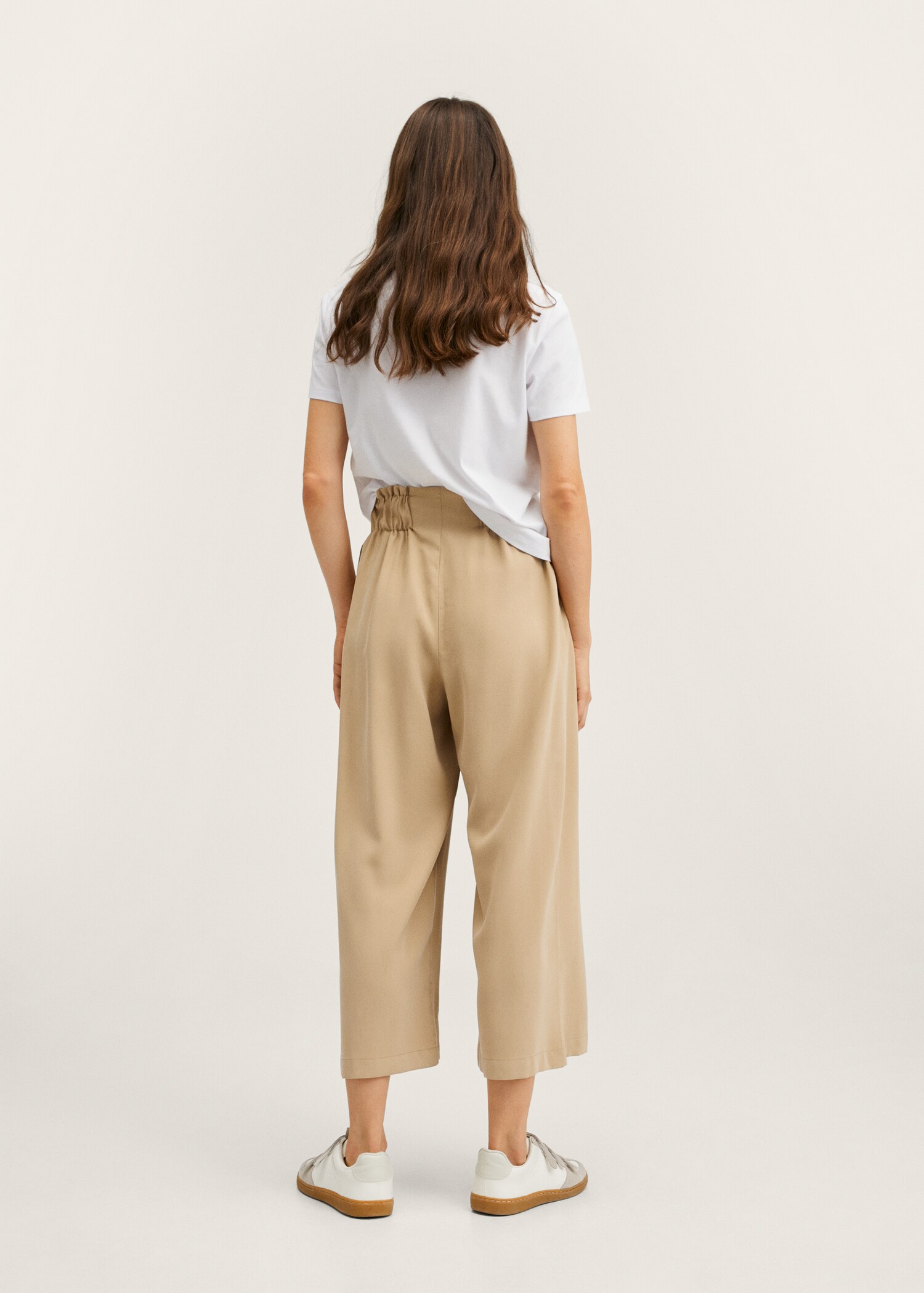 Pantalón palazzo tiro alto - Reverso del artículo