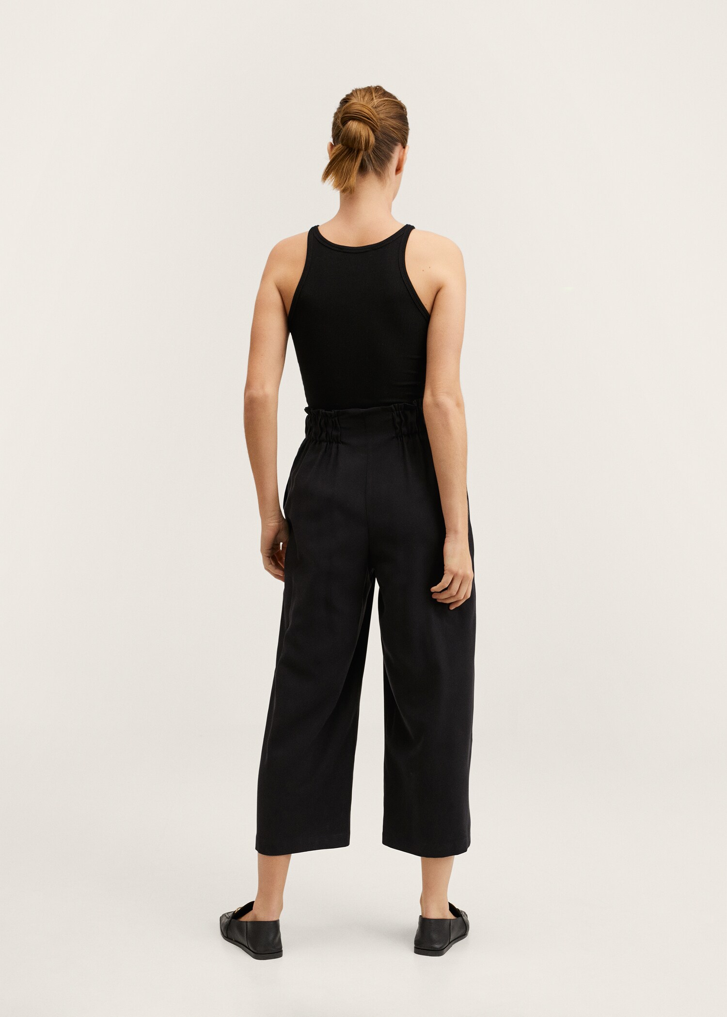 Pantalón palazzo tiro alto - Reverso del artículo