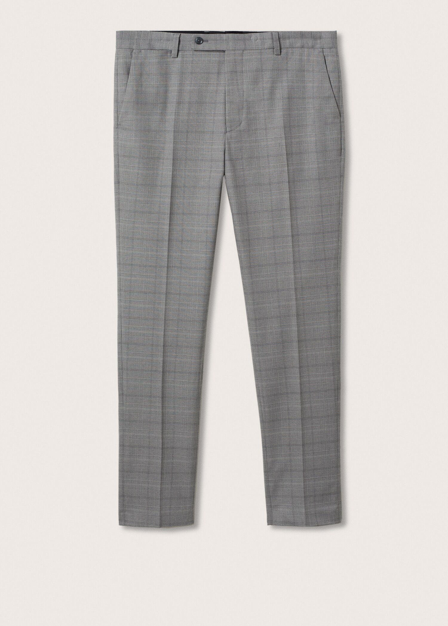 Pantalón traje slim fit cuadros - Artículo sin modelo