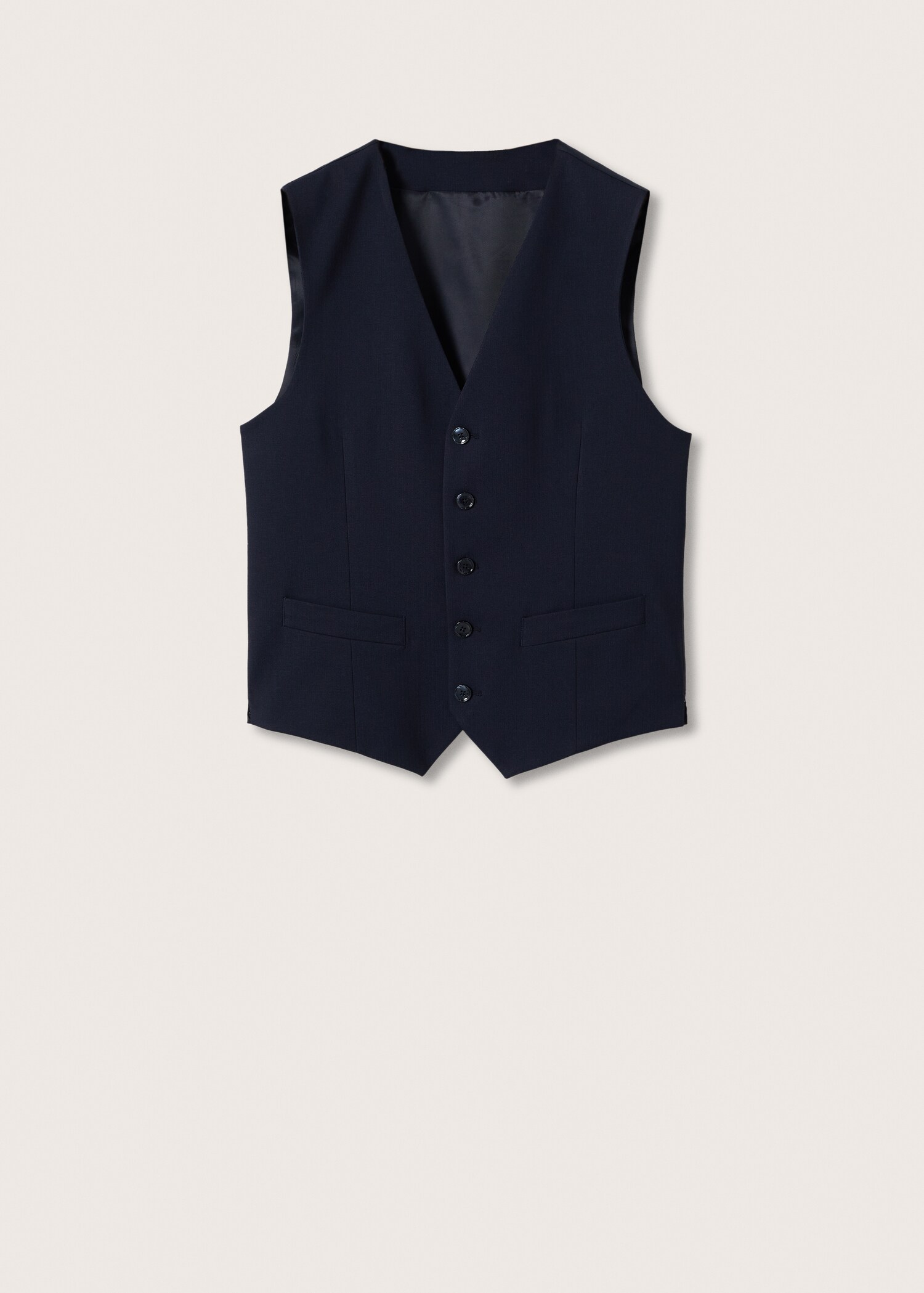 Slim-fit suit waistcoat - Article without model