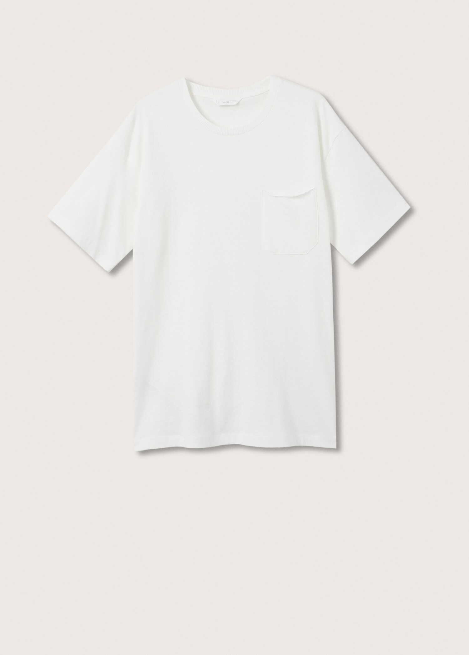 Baumwoll-T-Shirt mit Tasche - Artikel ohne Model