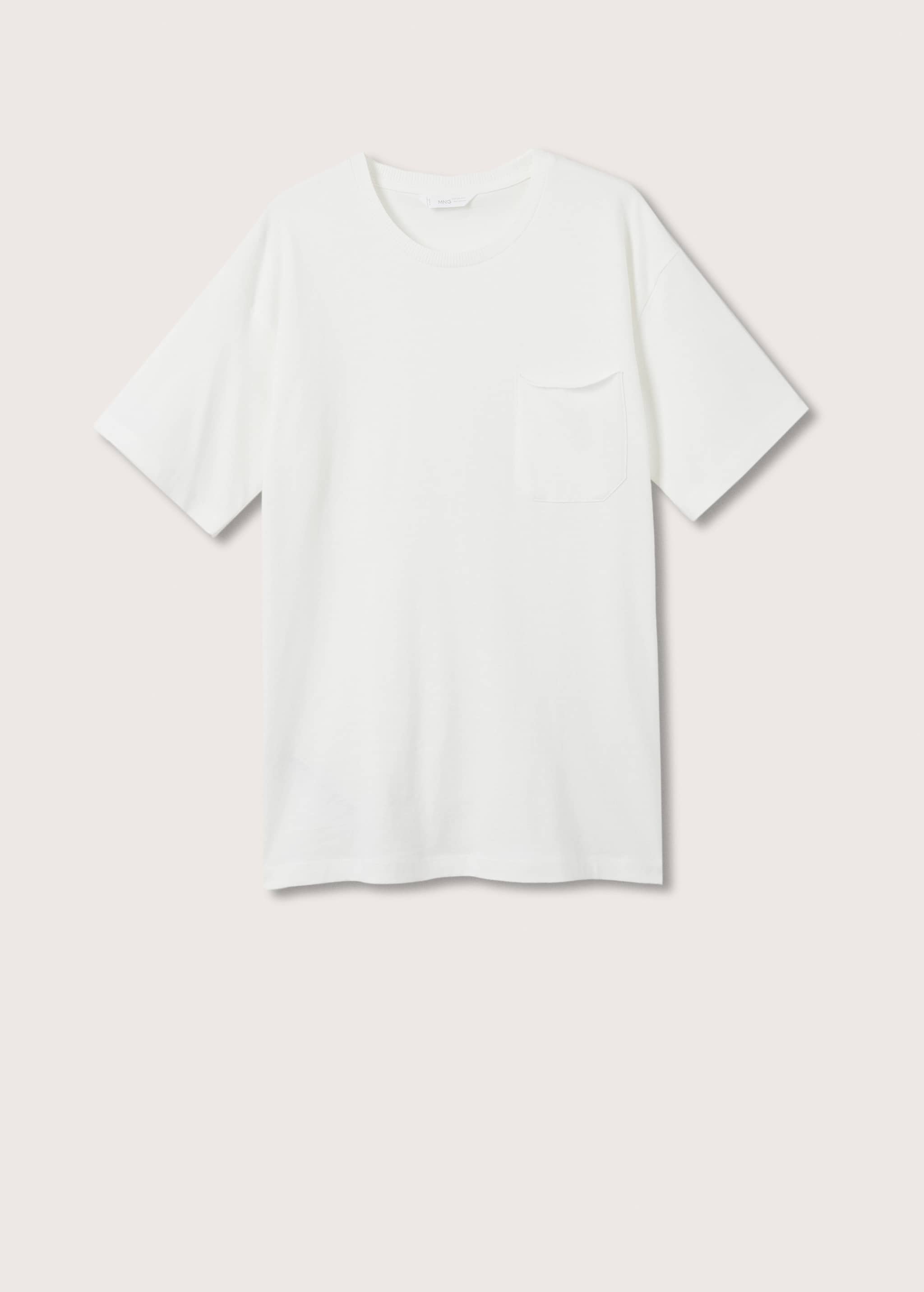 Pocket cotton T-shirt - Article without model