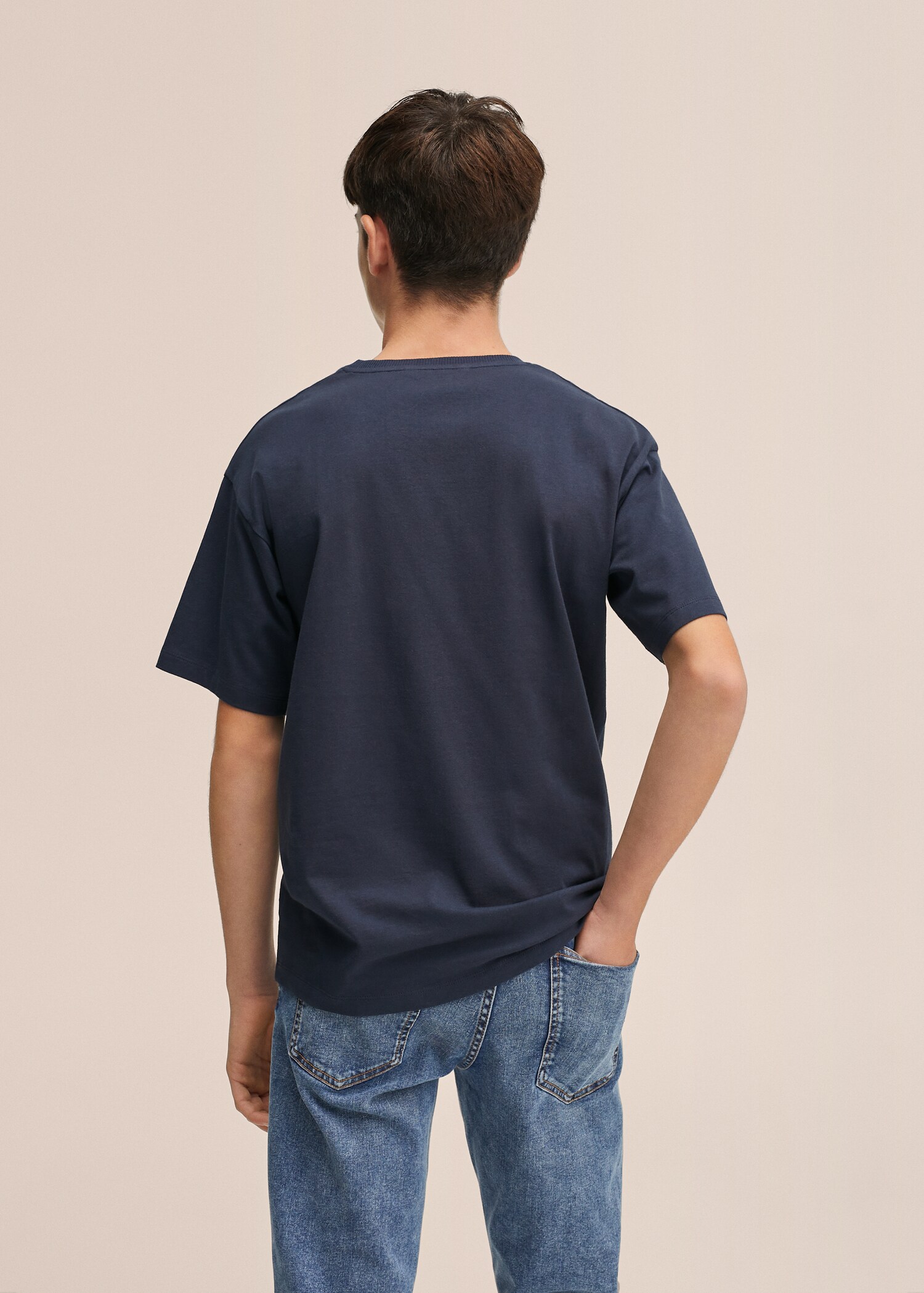 Baumwoll-T-Shirt mit Tasche - Detail des Artikels 2