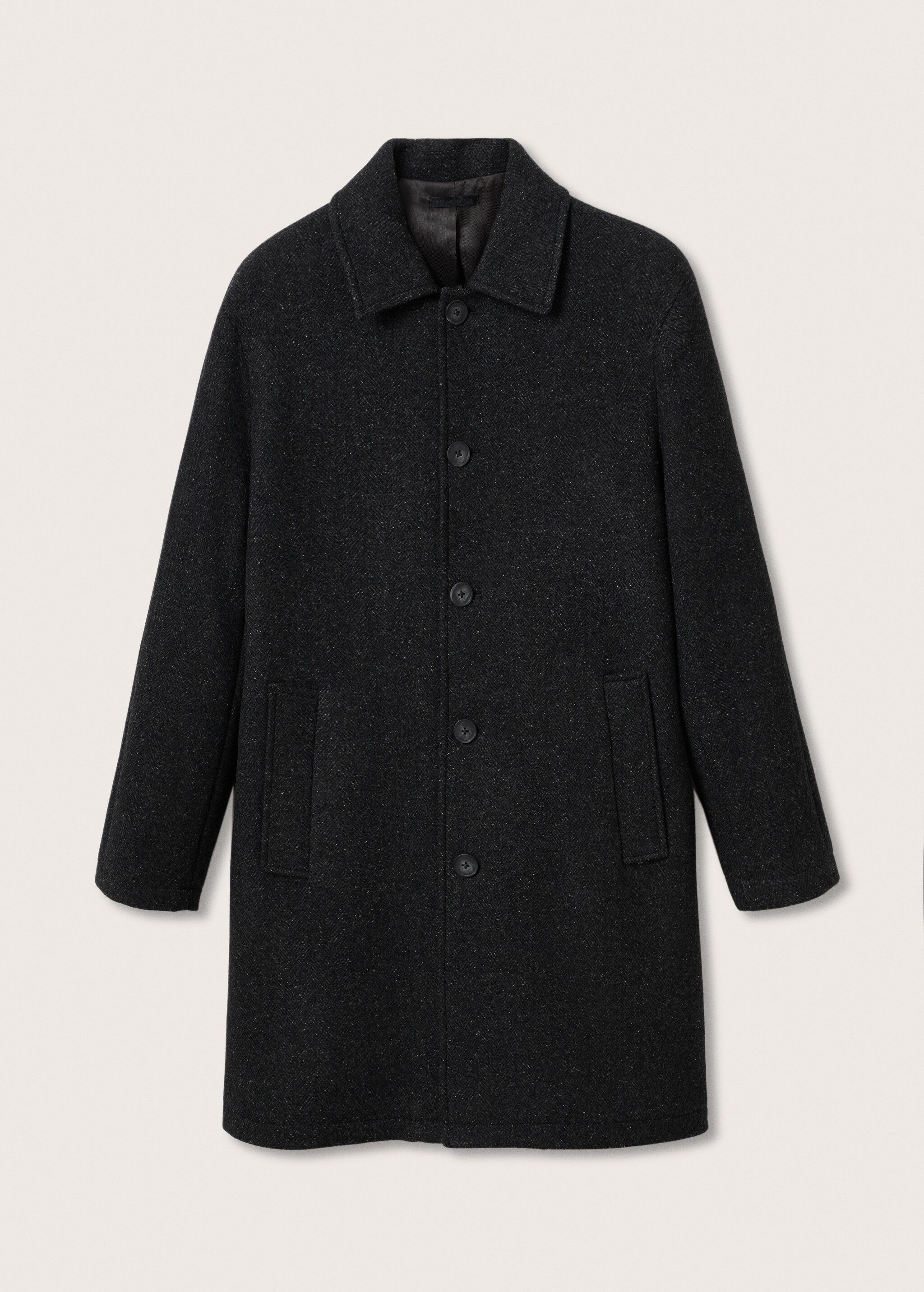 Recycled wool oversize coat - Article without model