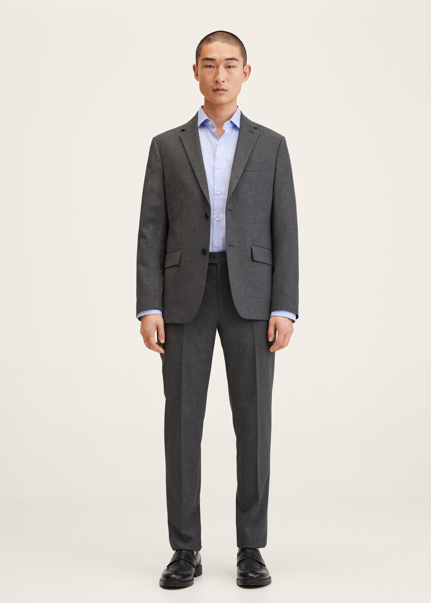 Camisa traje slim fit mil rayas - Detalle del artículo 2