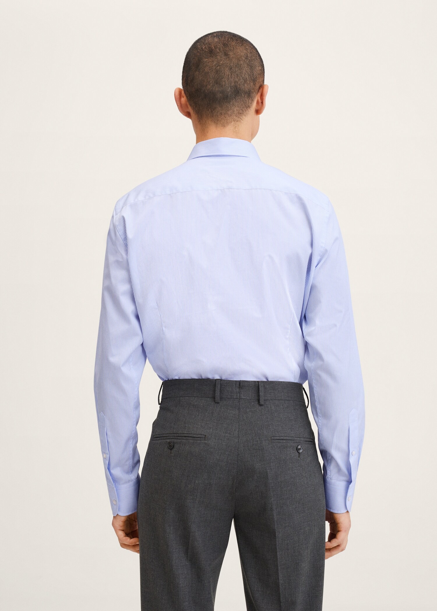 Camisa traje slim fit mil rayas - Reverso del artículo