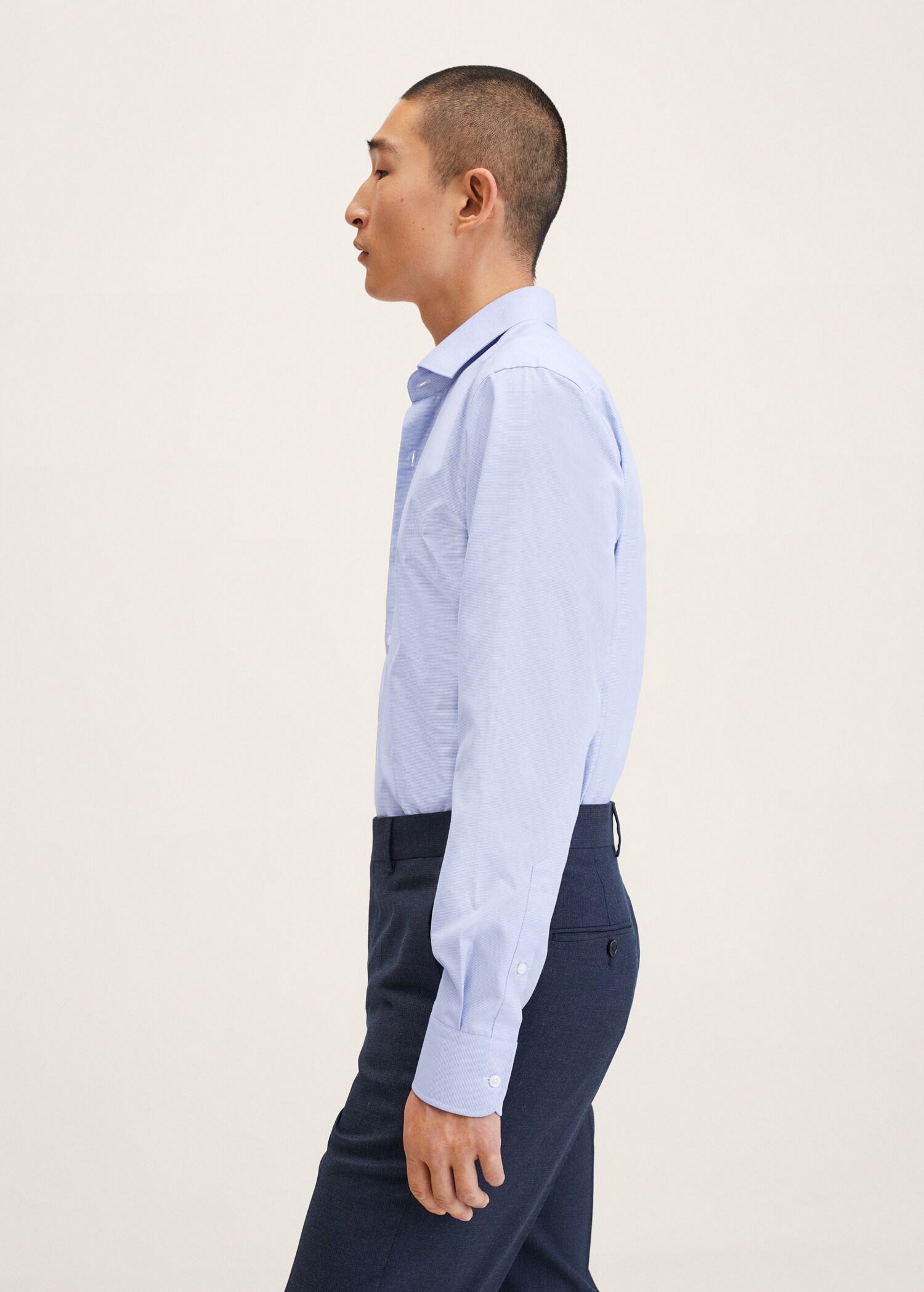 Camisa traje slim fit micro pata de gallo - Detalle del artículo 2