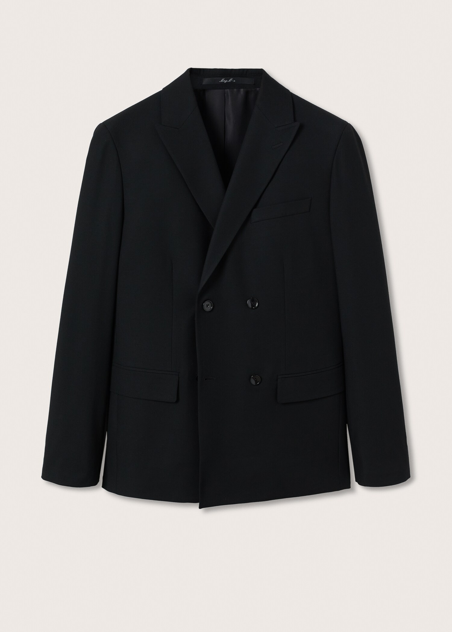 Slim Fit-Anzugblazer in Wickel-Optik - Artikel ohne Model