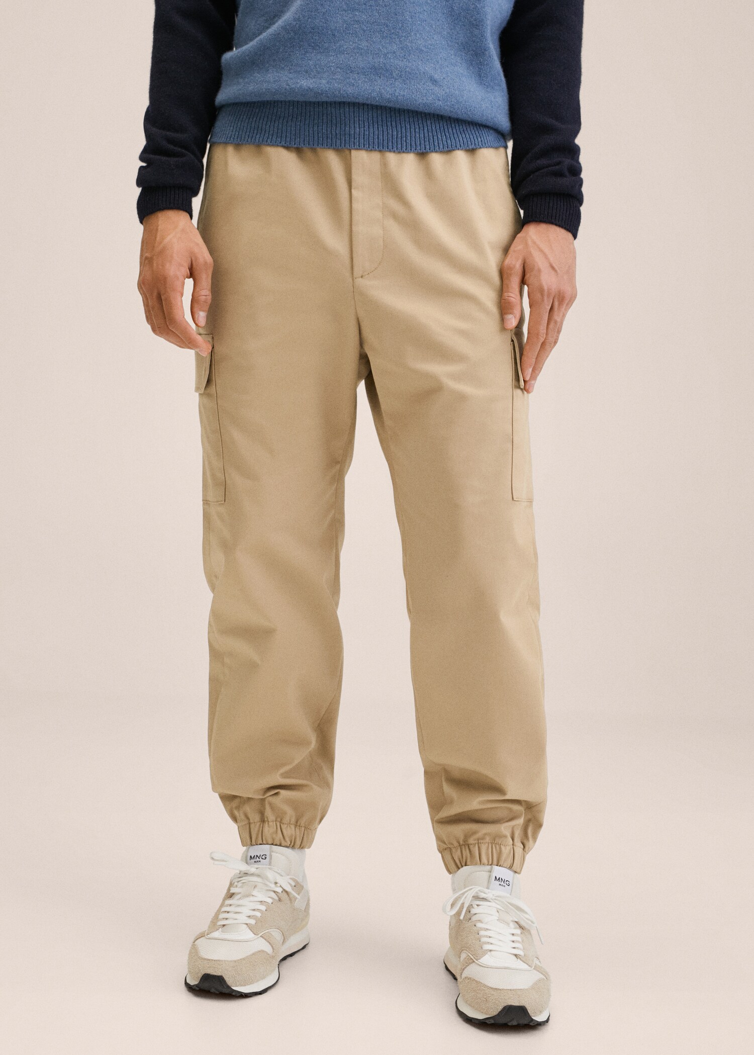 Cargo jogger trousers - Medium plane