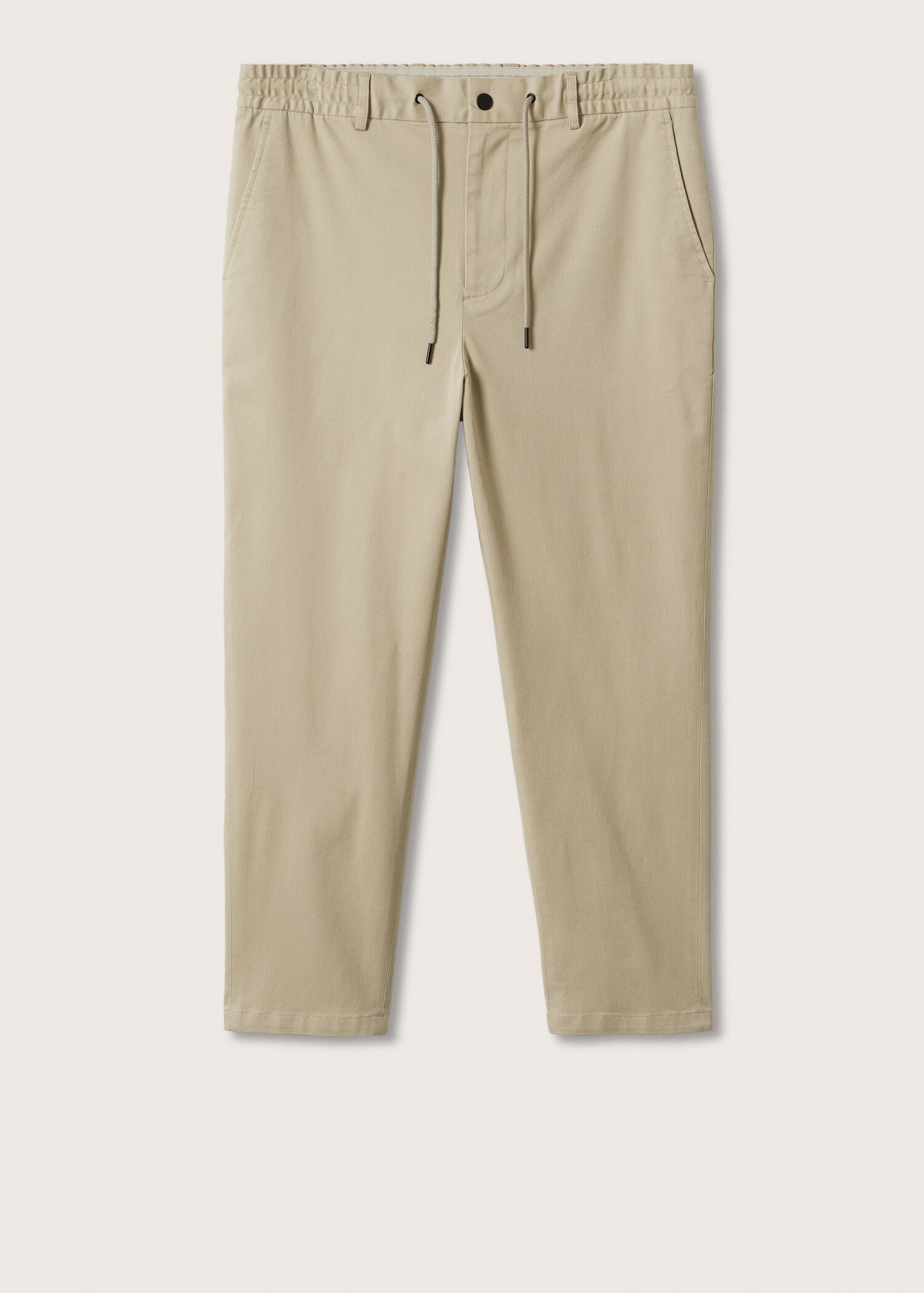 Bavlněné kalhoty tapered crop - Zboží bez modelu