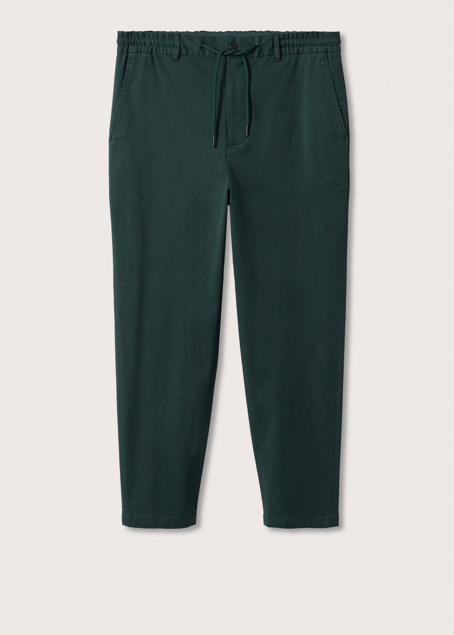 Pantalon coton tapered crop - Article sans modèle