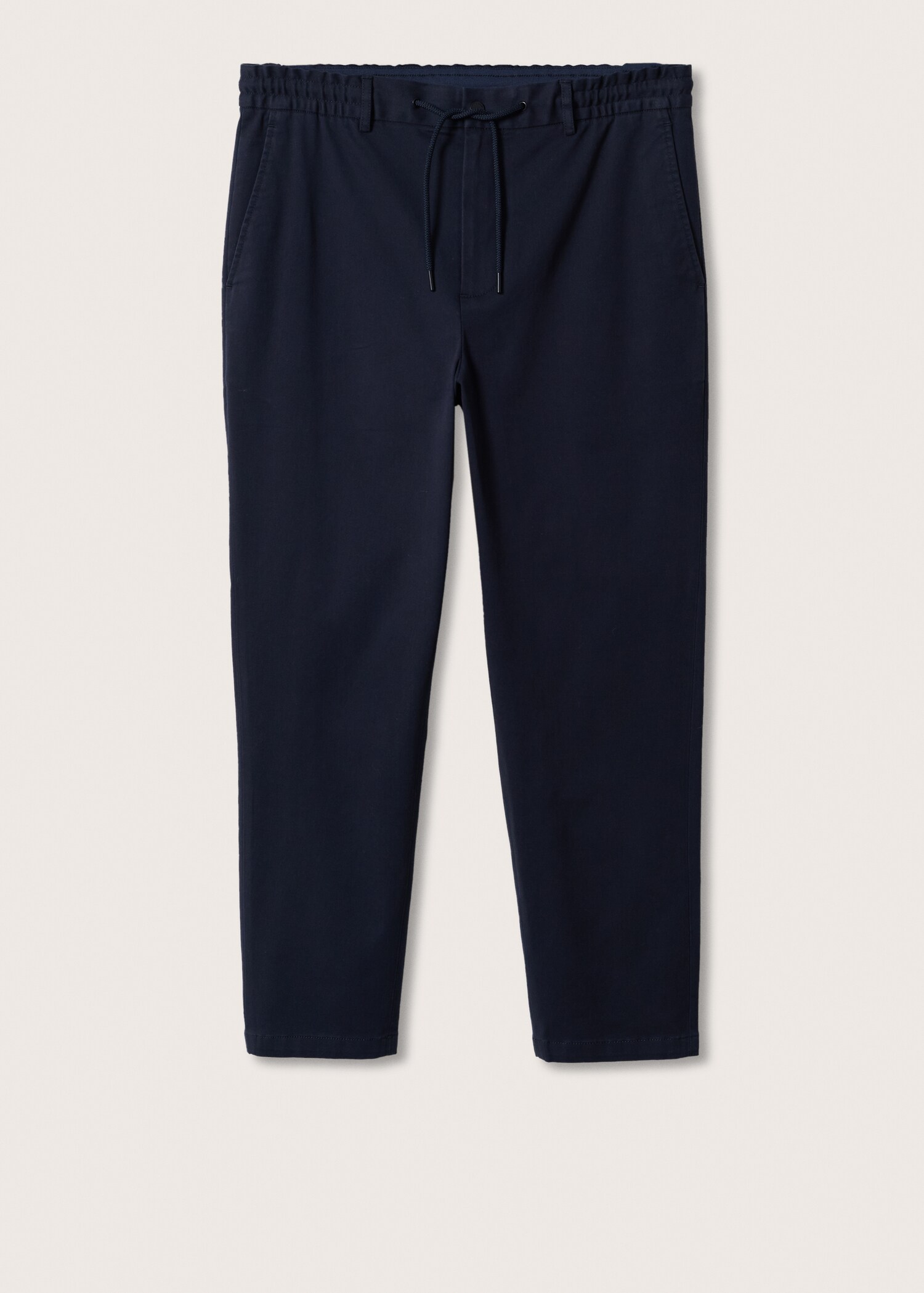 Bavlněné kalhoty tapered crop - Zboží bez modelu