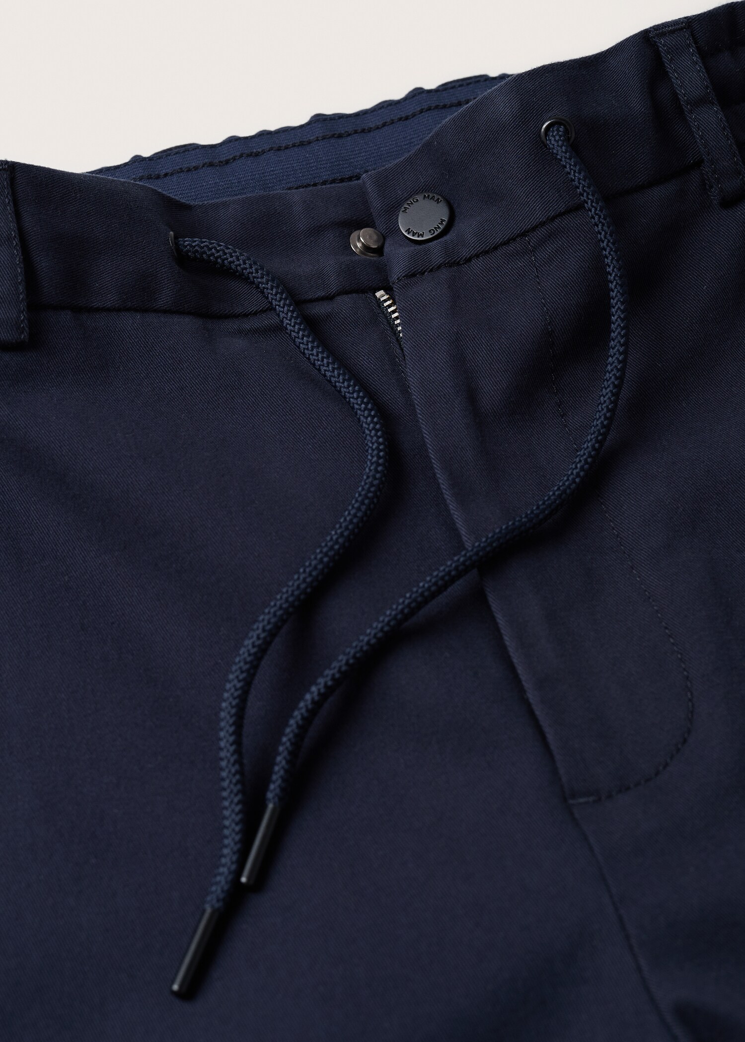 Bavlněné kalhoty tapered crop - Detail zboží 8