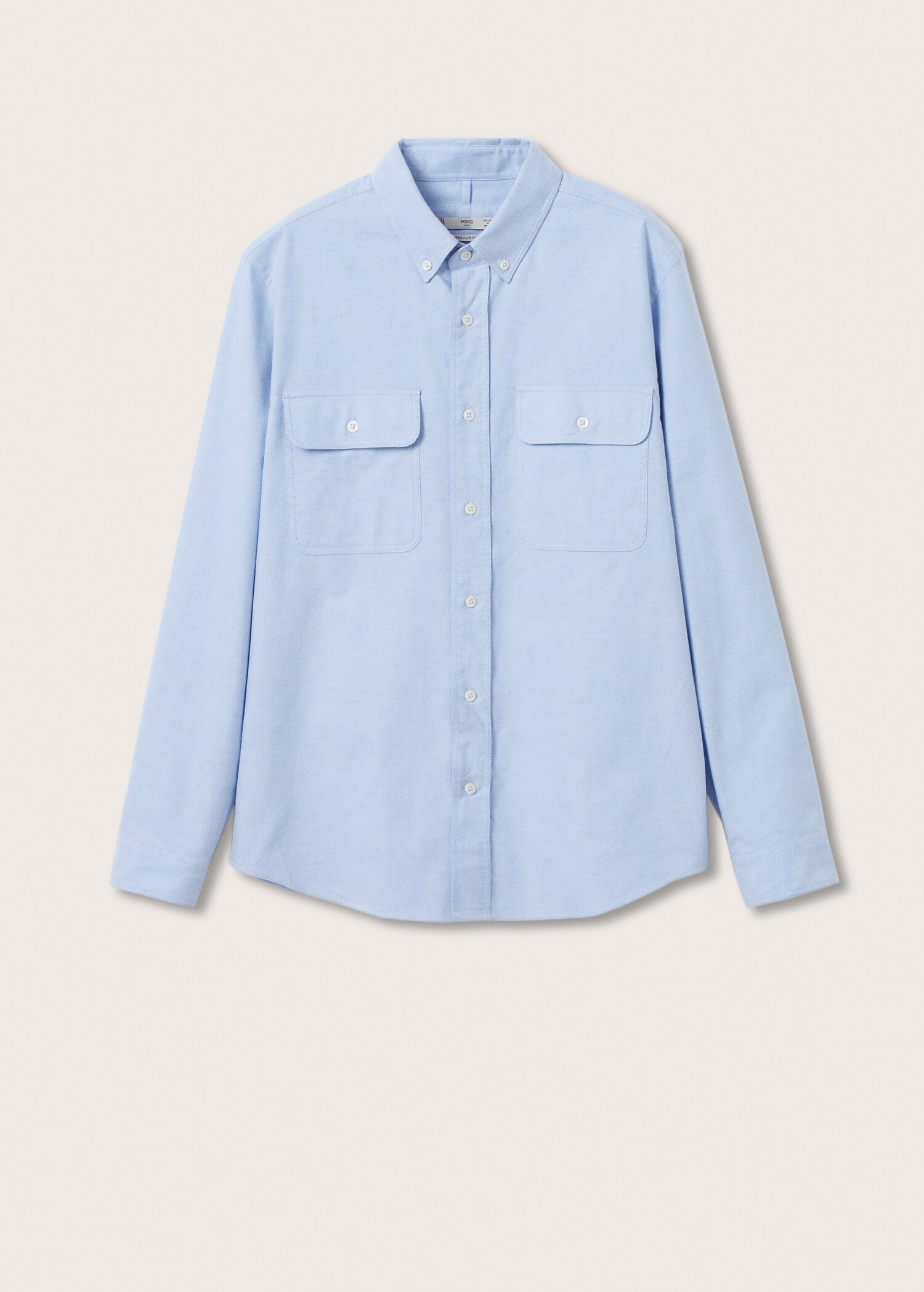 Chest-pocket cotton shirt - Article without model