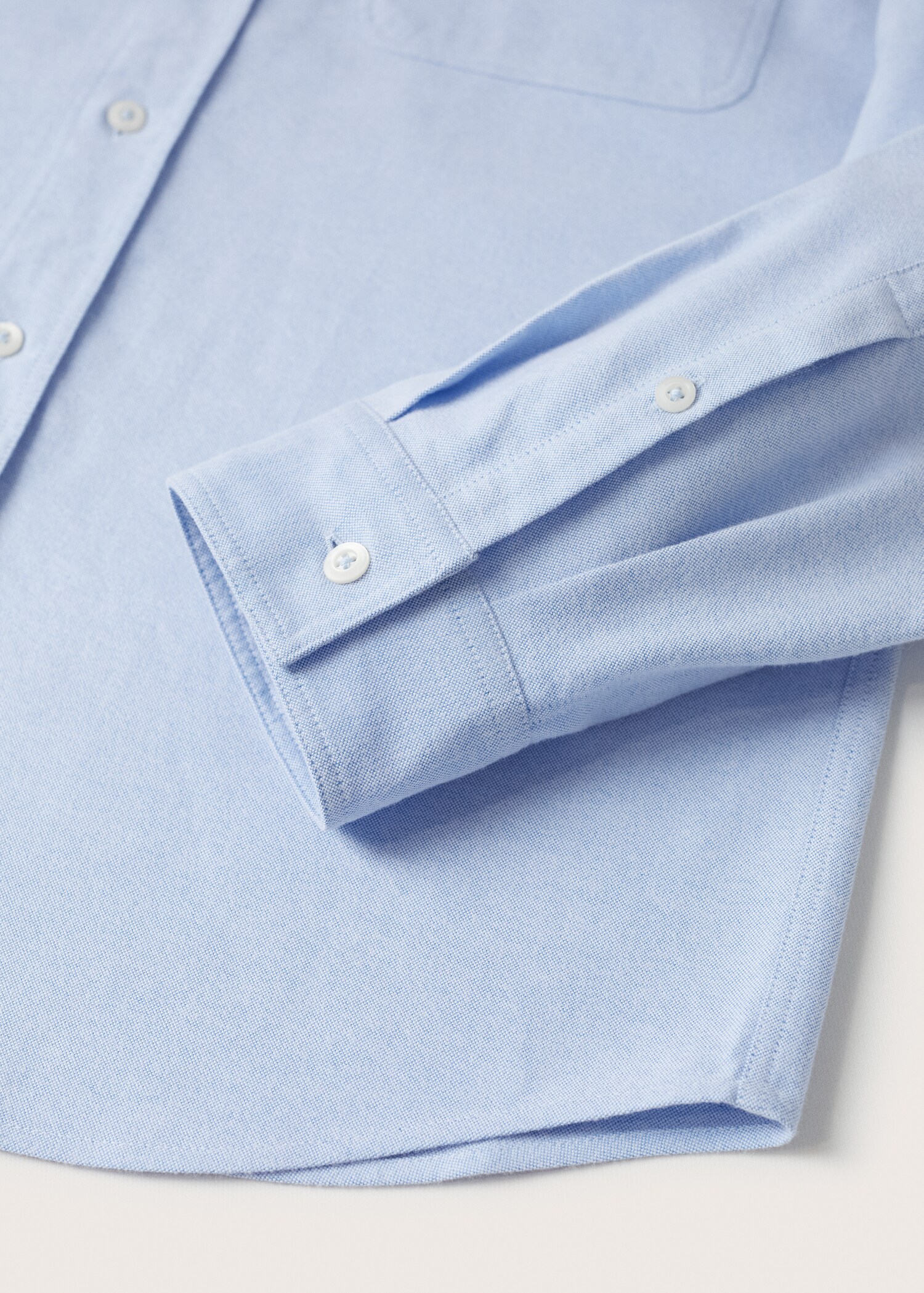Chest-pocket cotton shirt - Details of the article 7