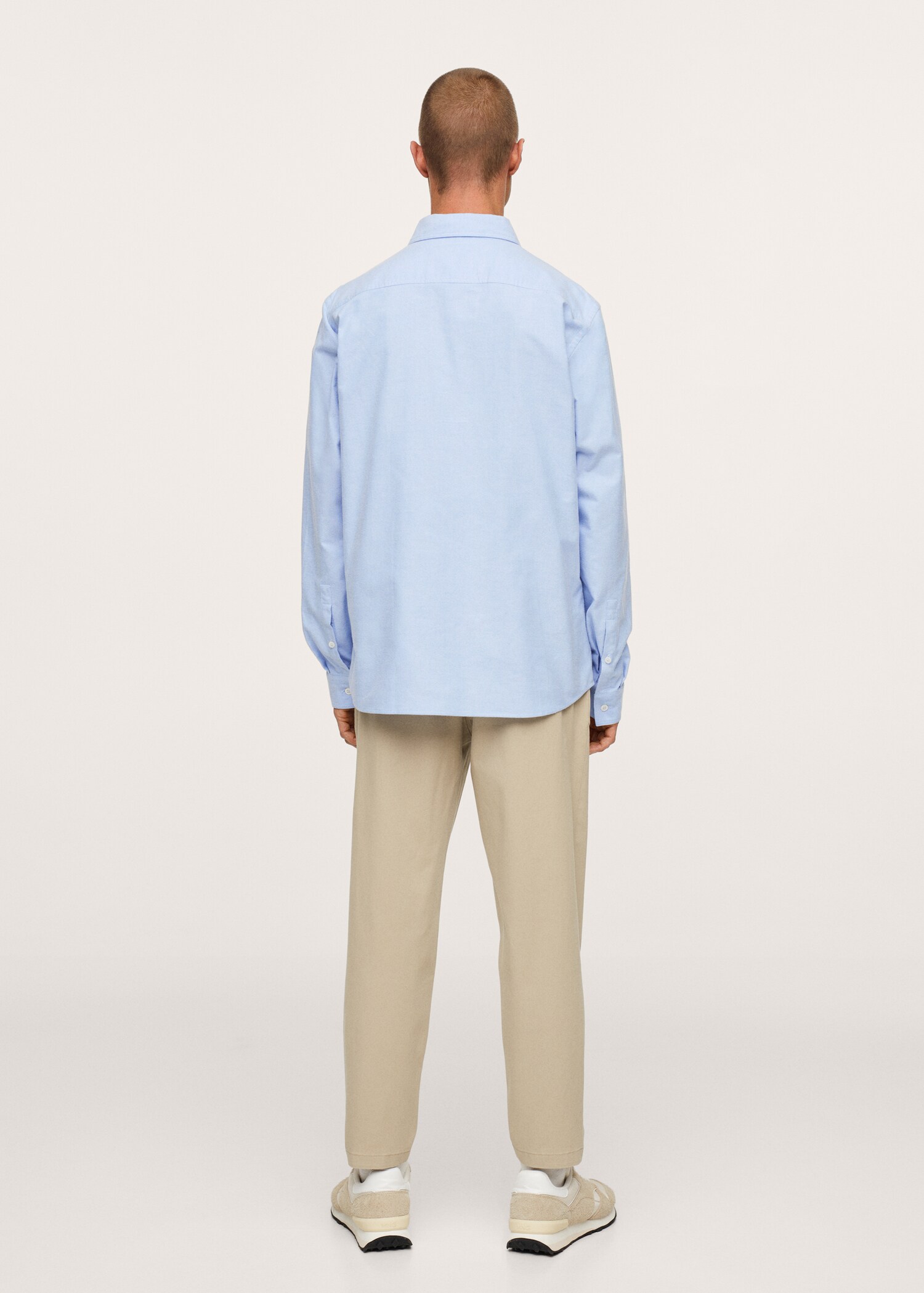 Chest-pocket cotton shirt - Reverse of the article