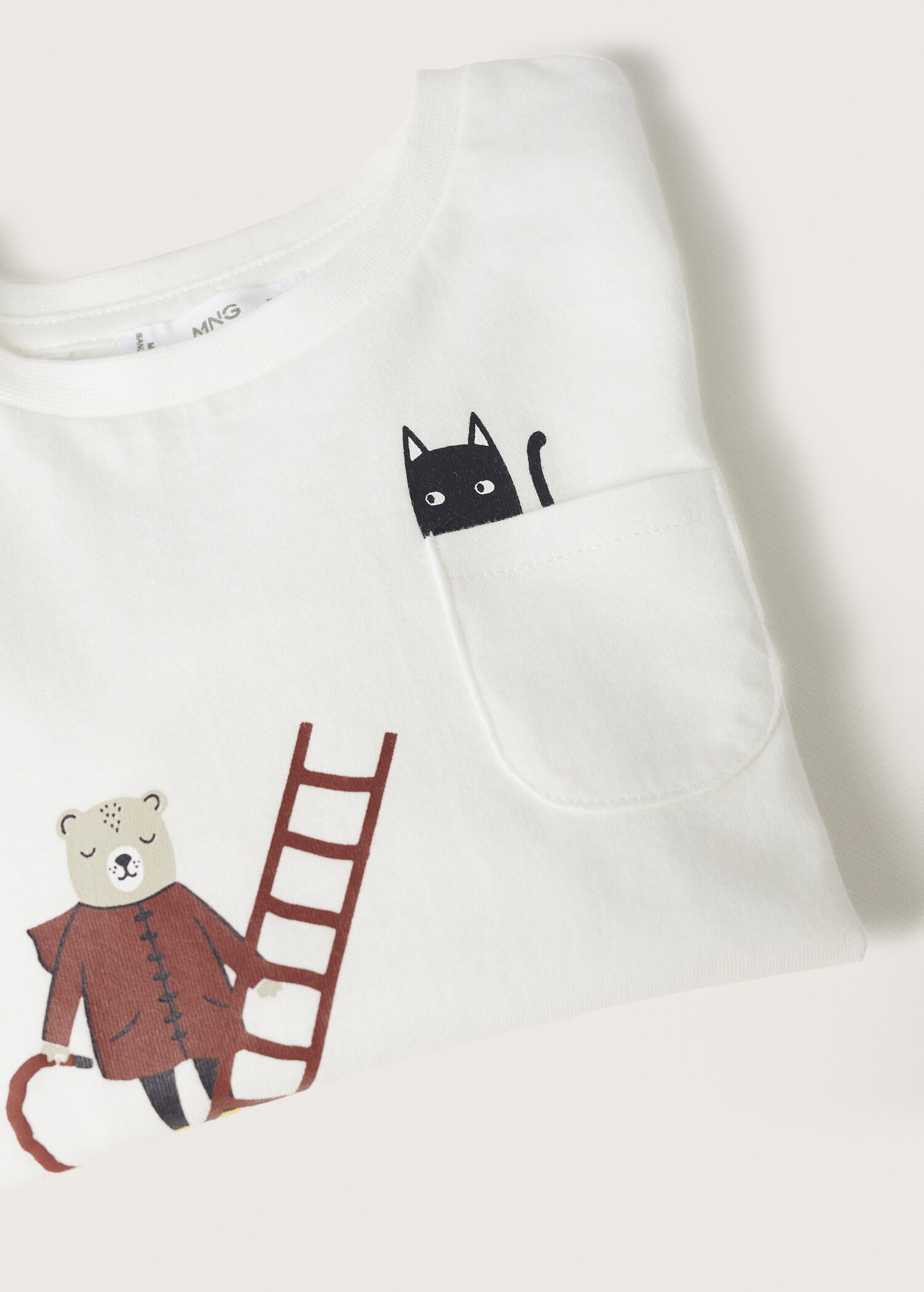 Camiseta manga larga estampada - Detalle del artículo 8
