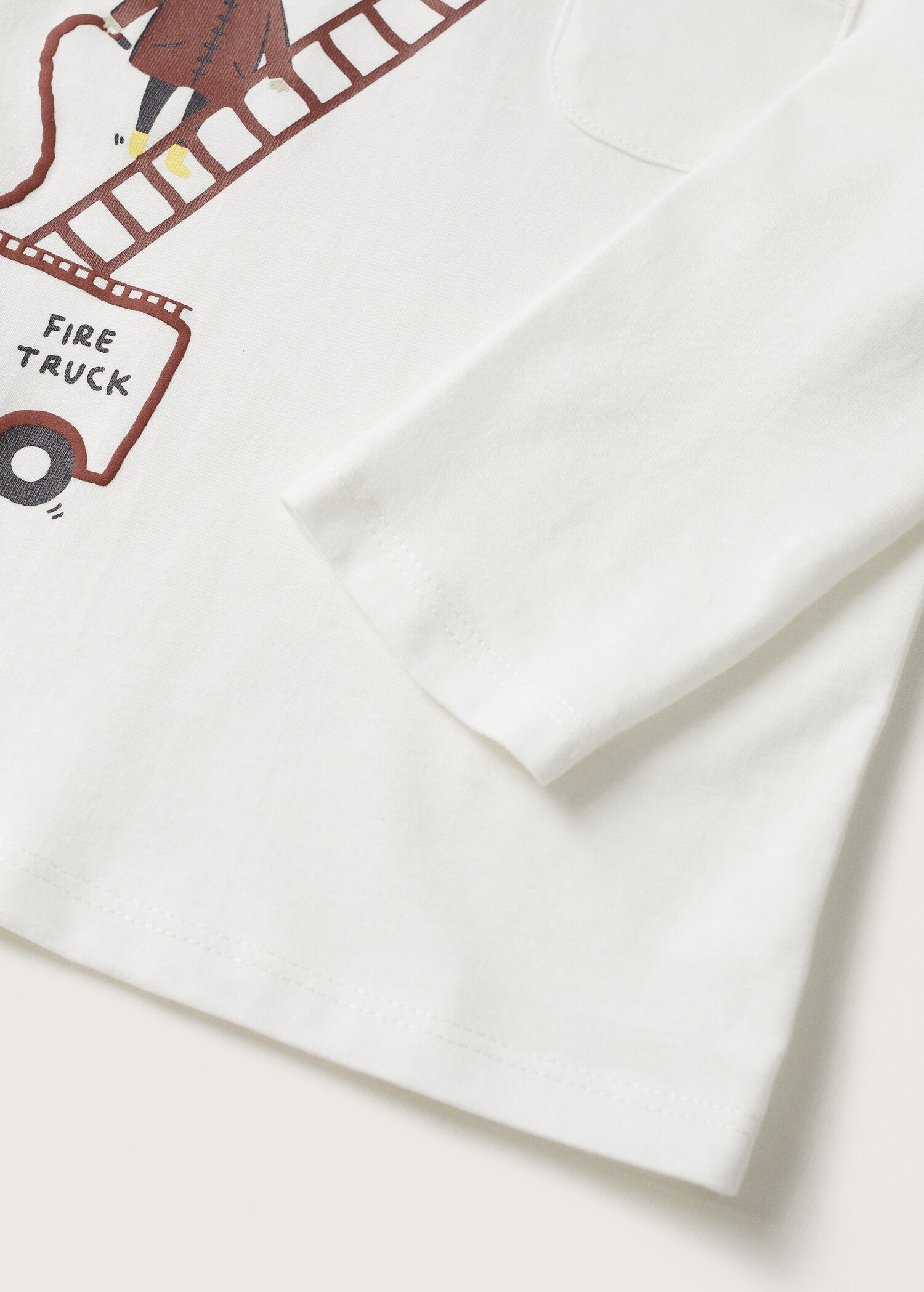 Camiseta manga larga estampada - Detalle del artículo 9