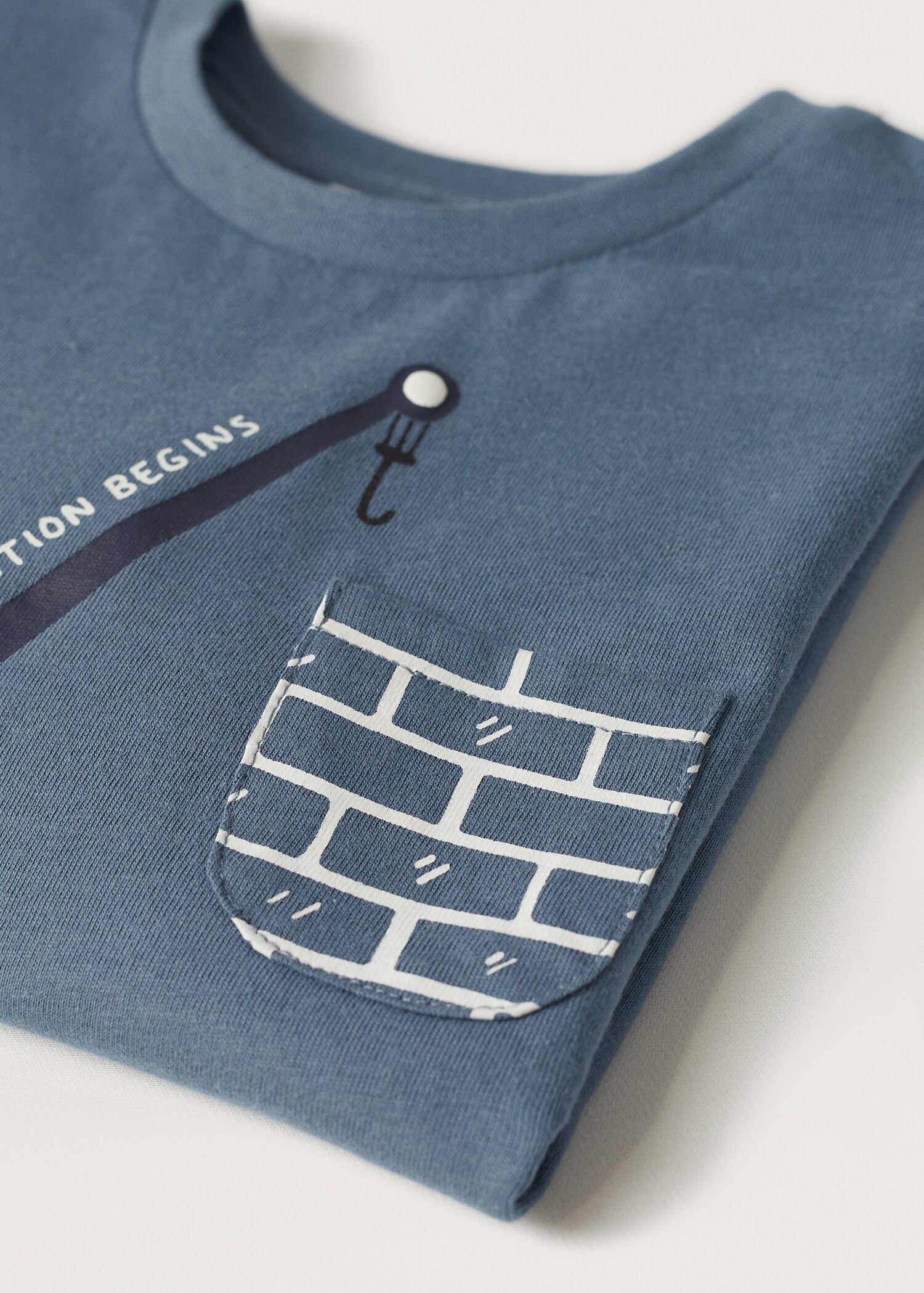 Camiseta manga larga estampada - Detalle del artículo 8