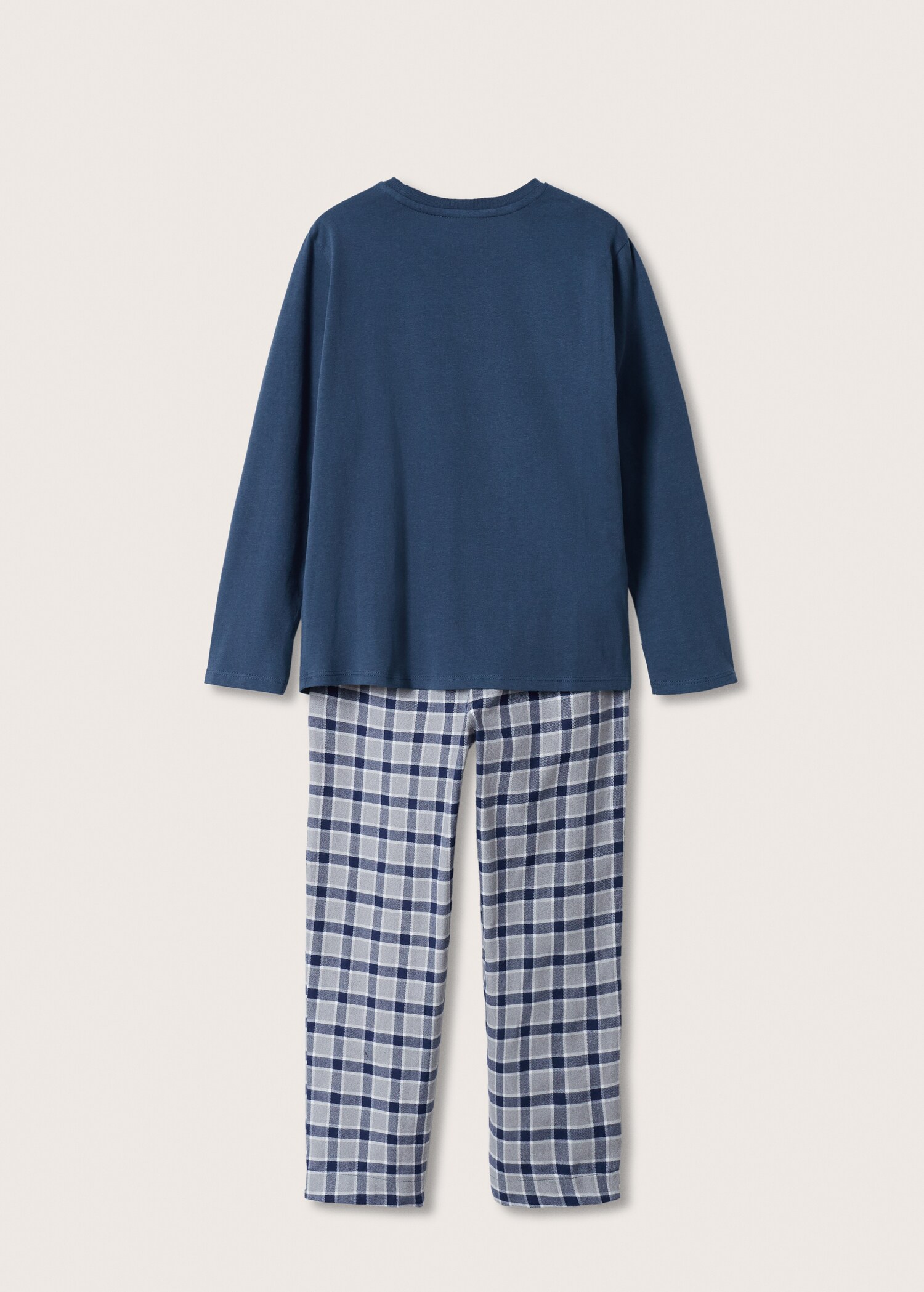 Pijama largo algodón - Reverso del artículo