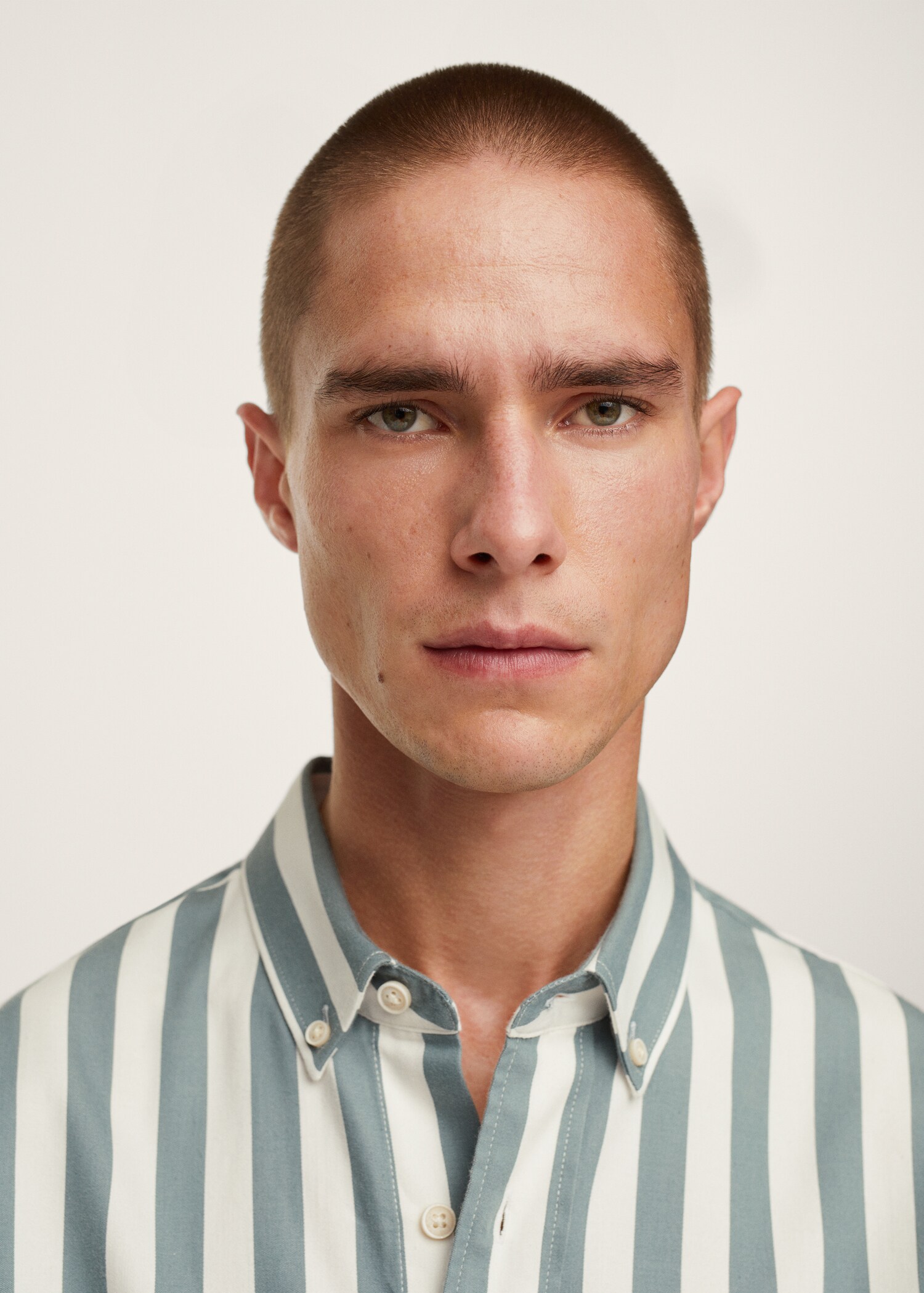 Camisa vestir algodón rayas - Detalle del artículo 1
