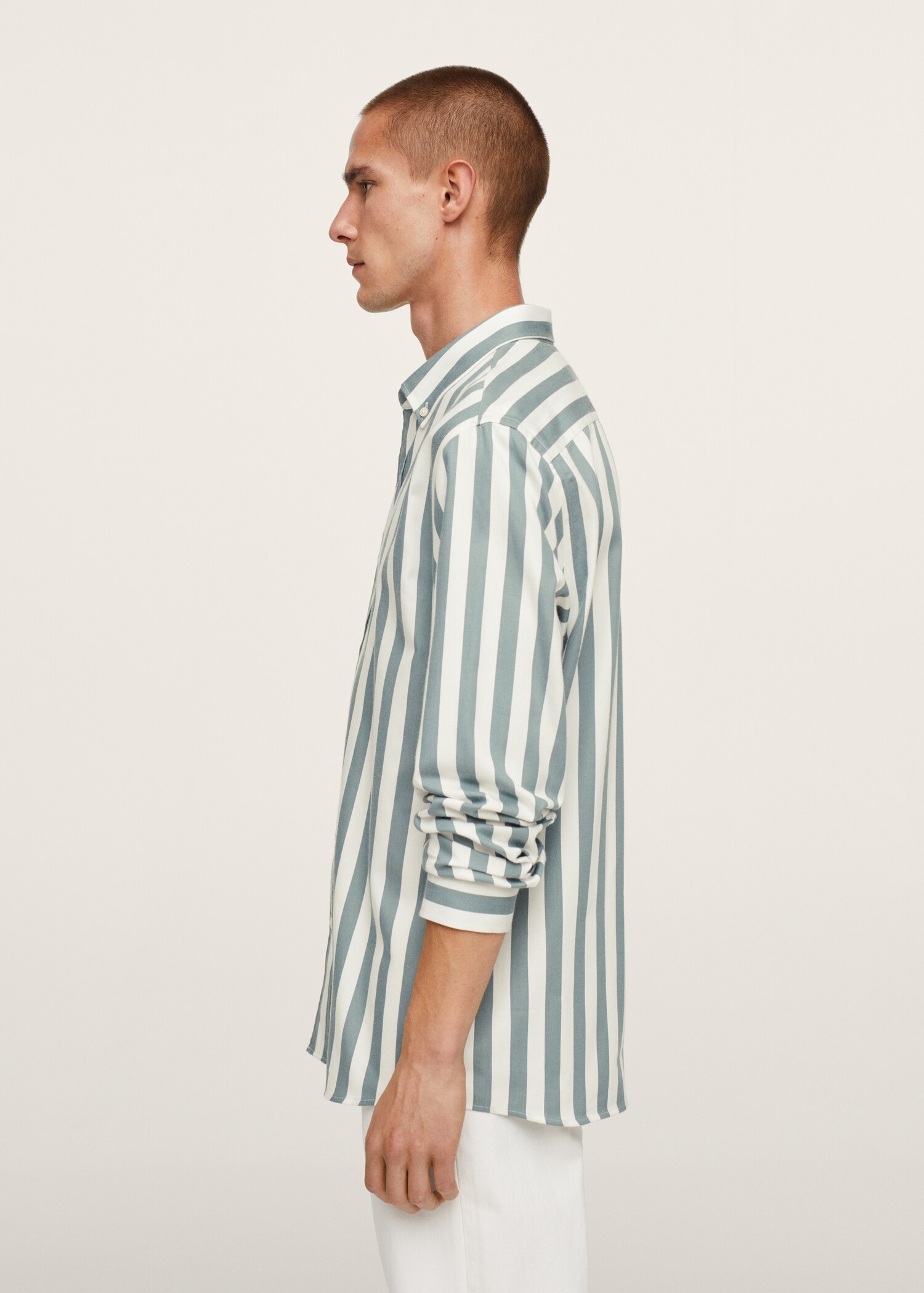 Camisa vestir algodón rayas - Detalle del artículo 2