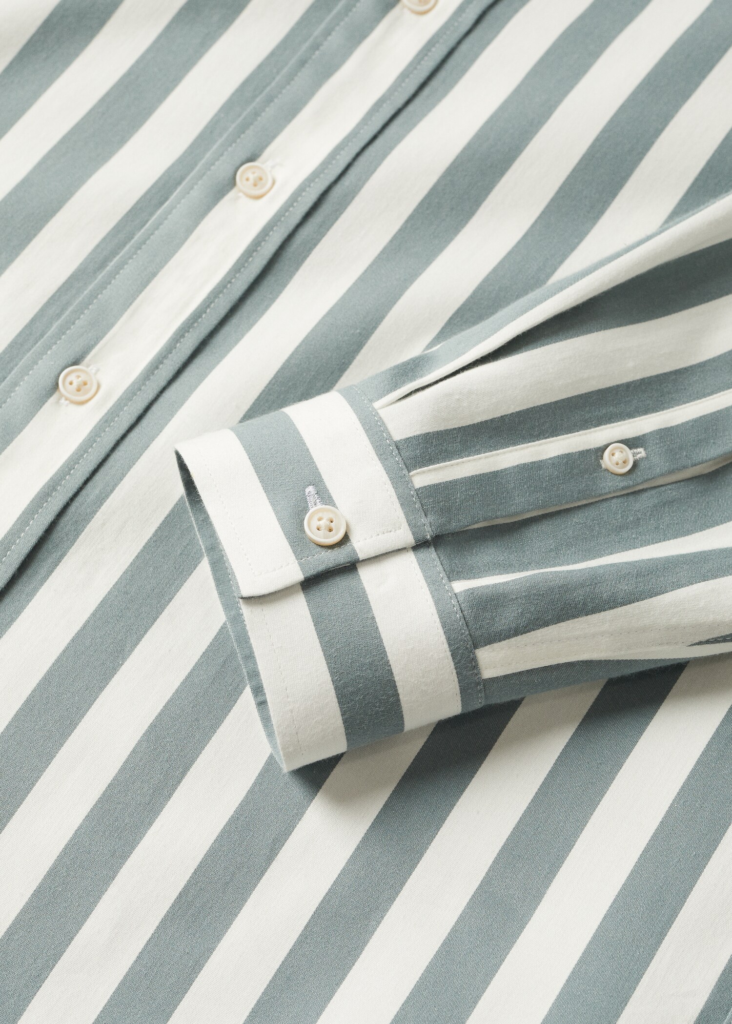 Camisa vestir algodón rayas - Detalle del artículo 8