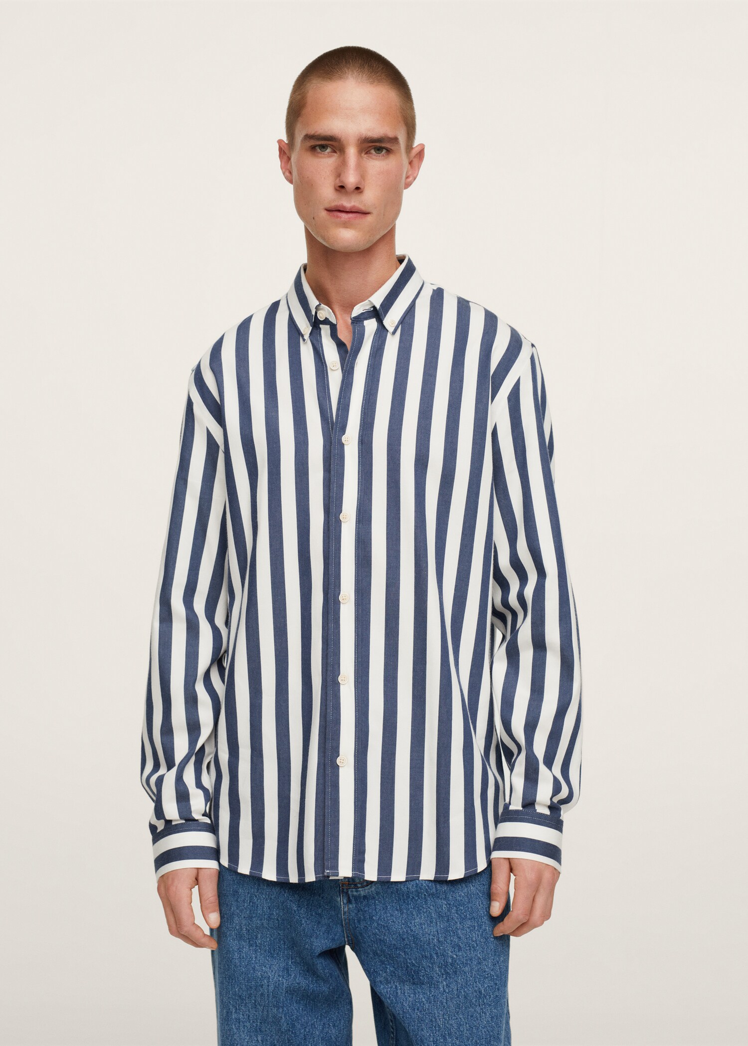 Camisa vestir algodón rayas - Detalle del artículo 2