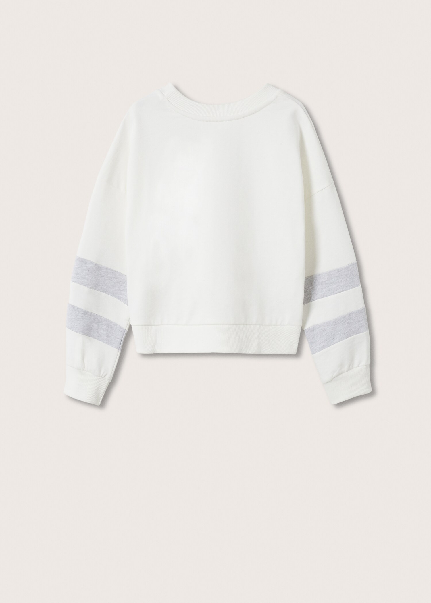 Contrast sleeve sweatshirt - Reverse of the article