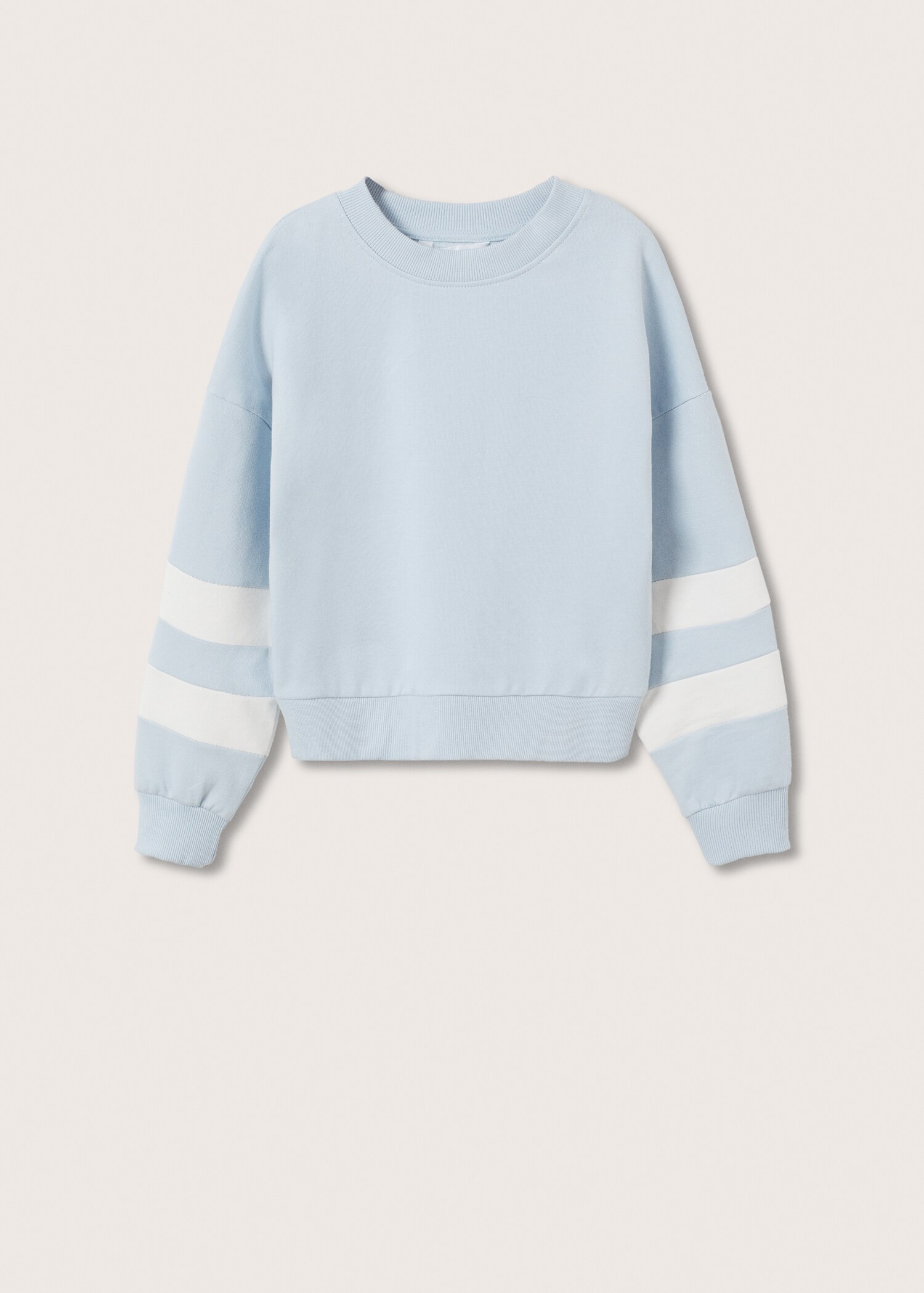 Contrast sleeve sweatshirt - Article without model