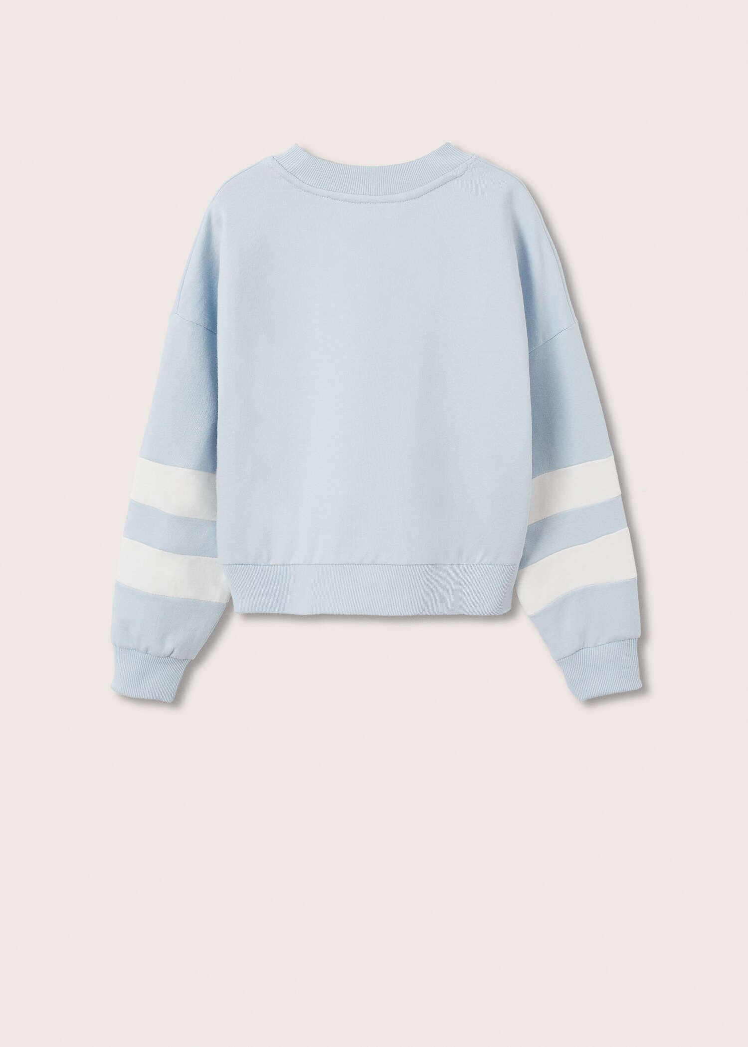 Contrast sleeve sweatshirt - Reverse of the article