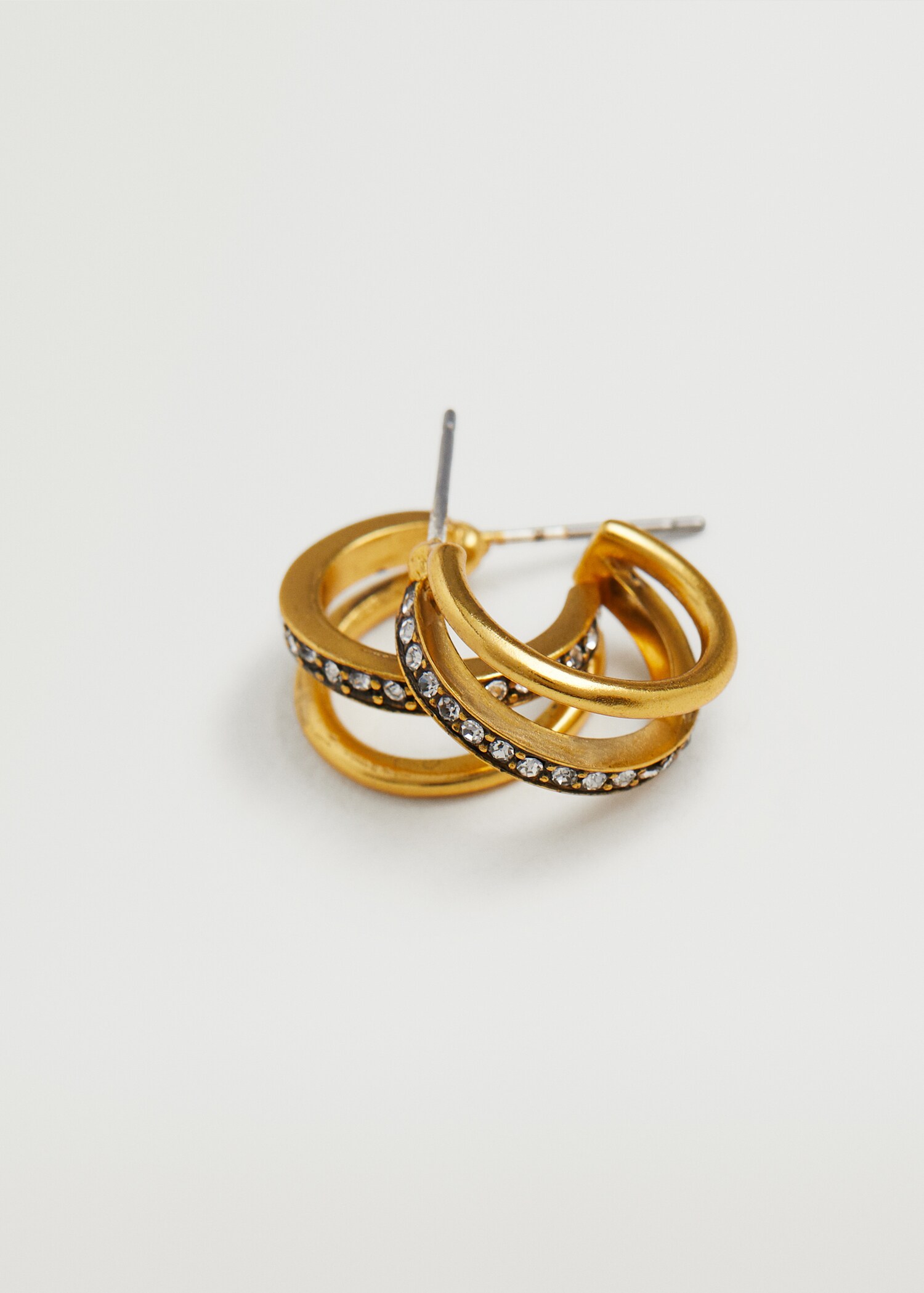 Pendientes aros brillo - Plano medio