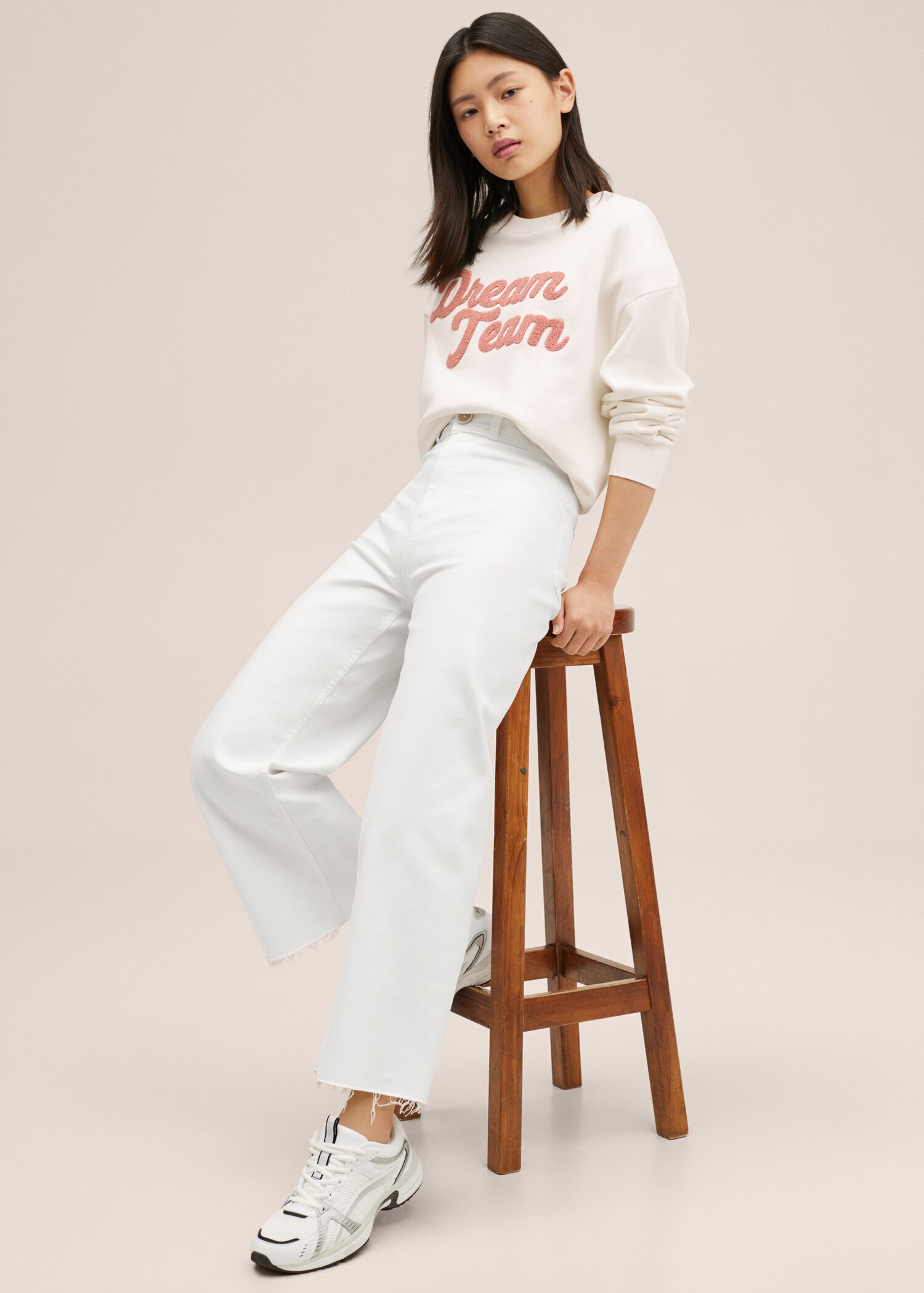 Cropped wide-leg jeans - Details of the article 1