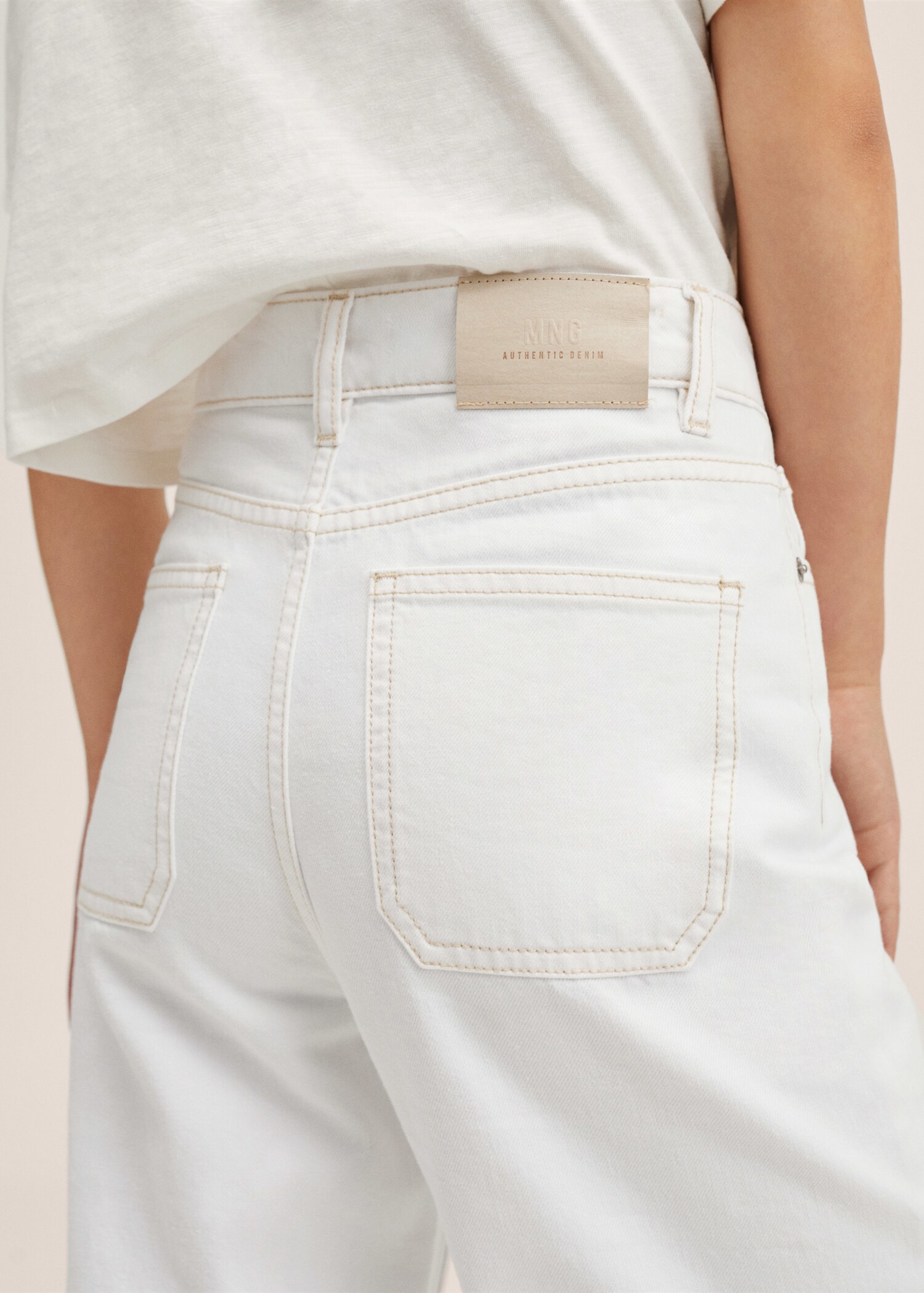 Džíny cropped se širokými nohavicemi - Detail zboží 1