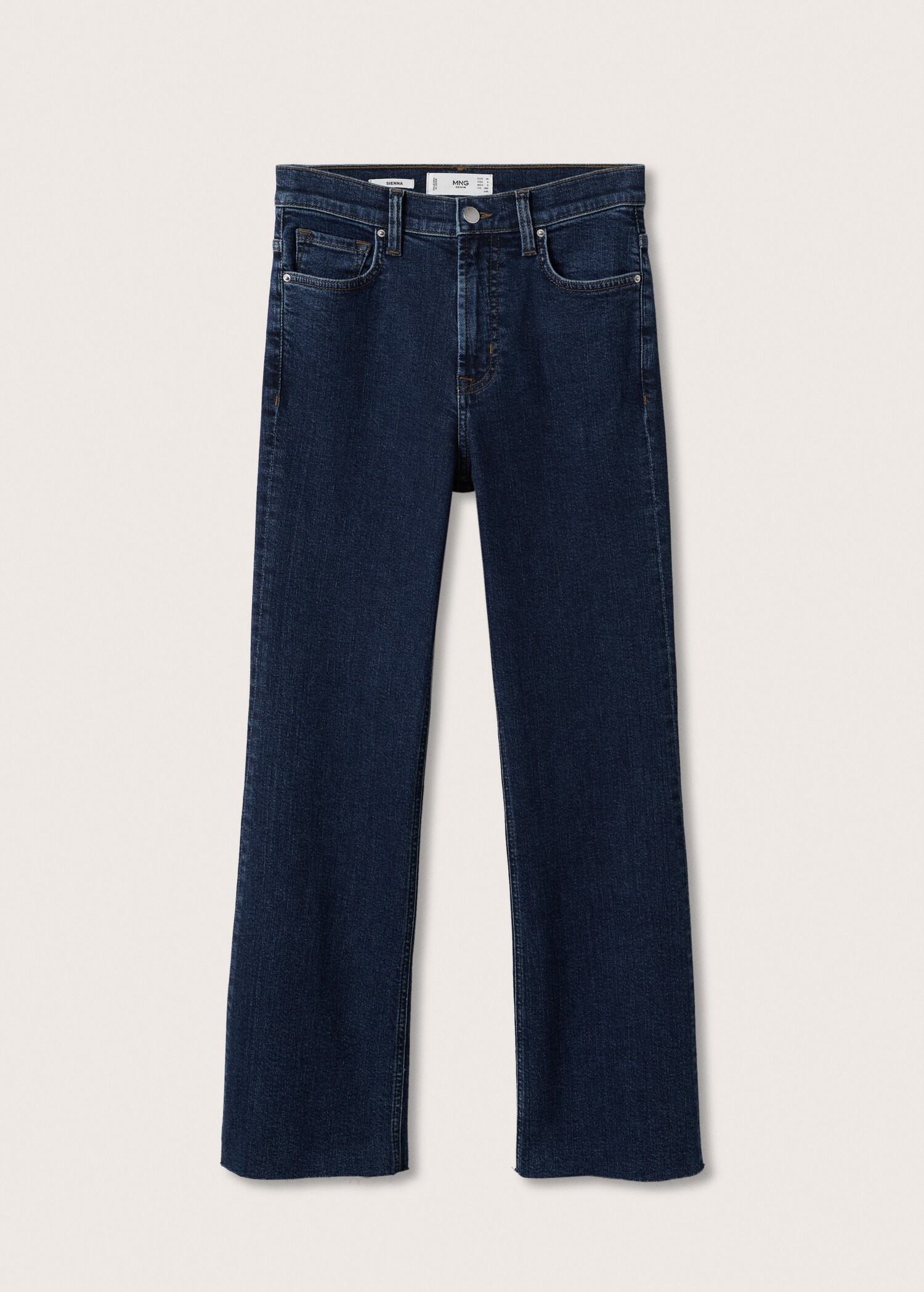 Jeans bootcut tiro alto - Artículo sin modelo