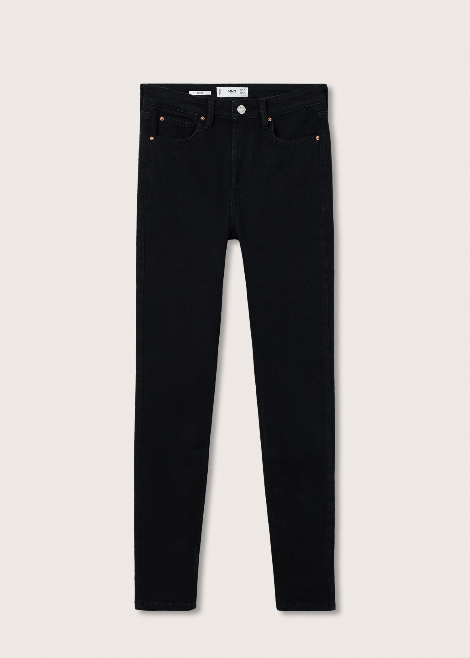 Soho high-waist skinny jeans - Article without model
